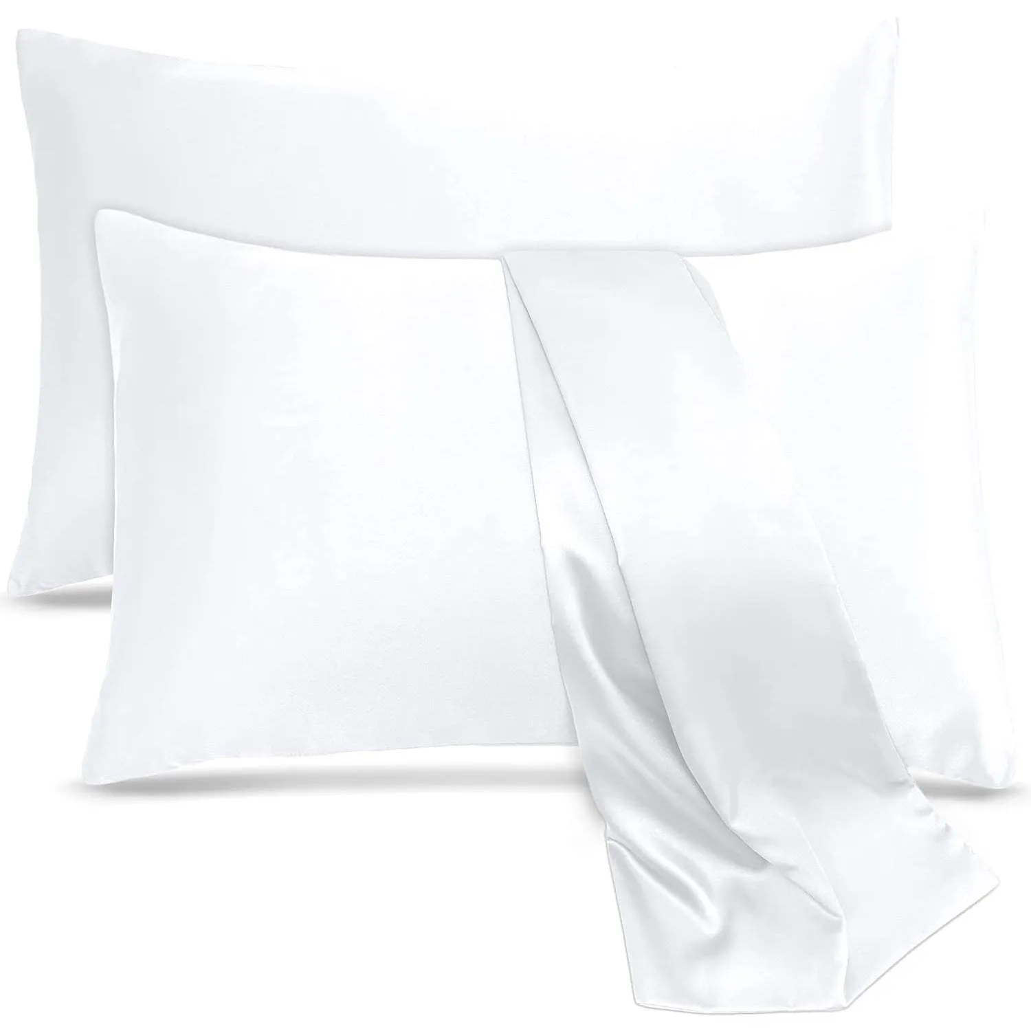 2-Pack: Soft Cooling Satin Pillowcases