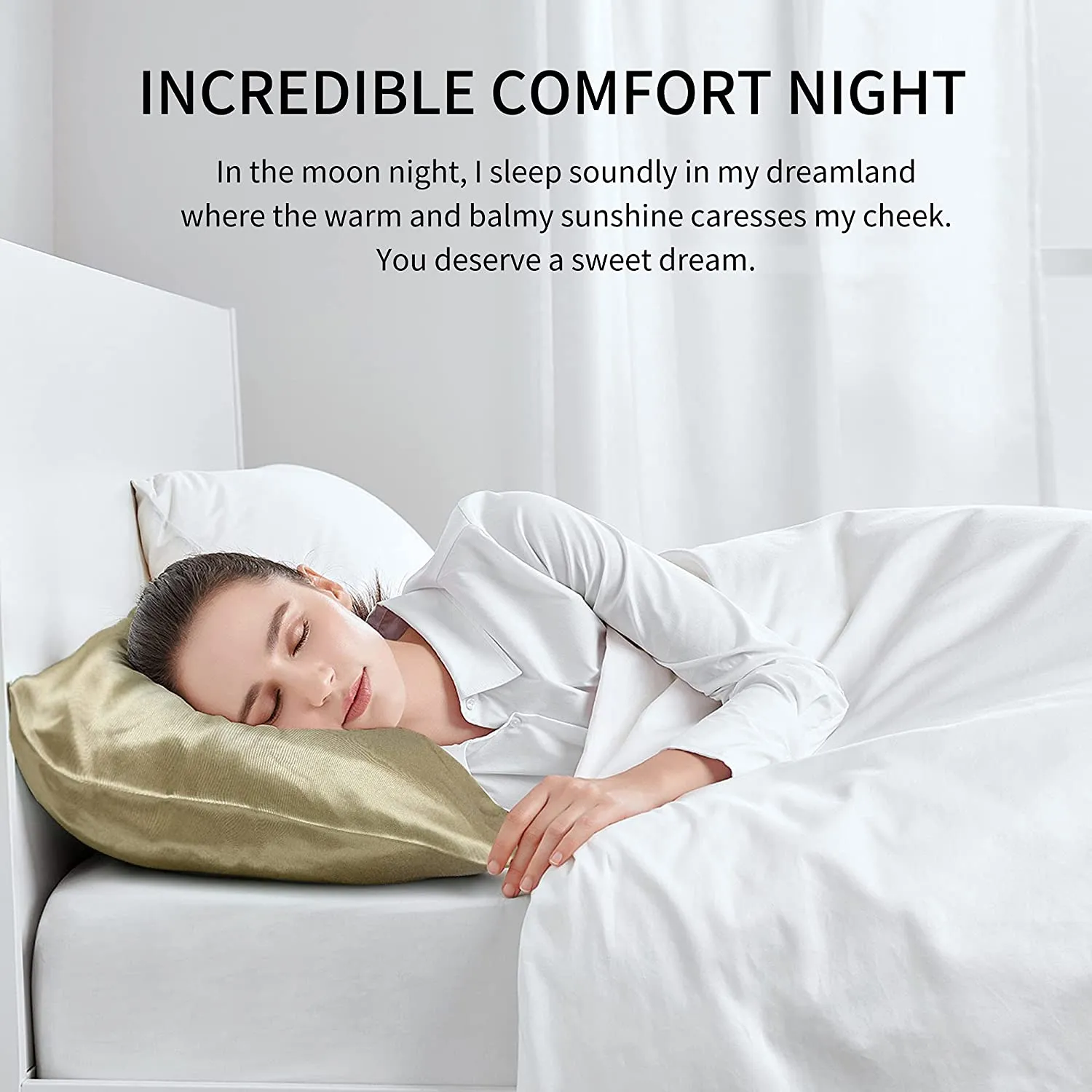 2-Pack: Soft Cooling Satin Pillowcases