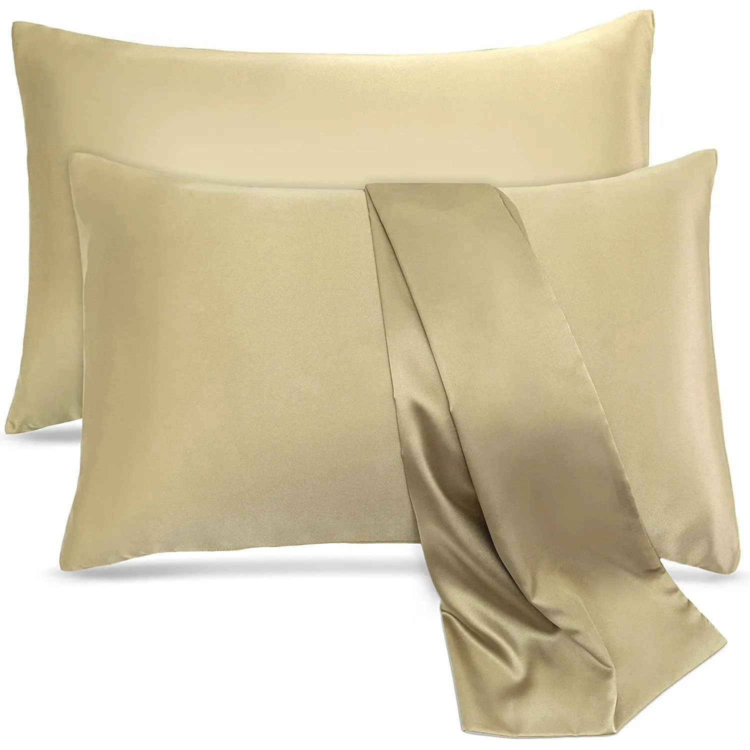 2-Pack: Soft Cooling Satin Pillowcases