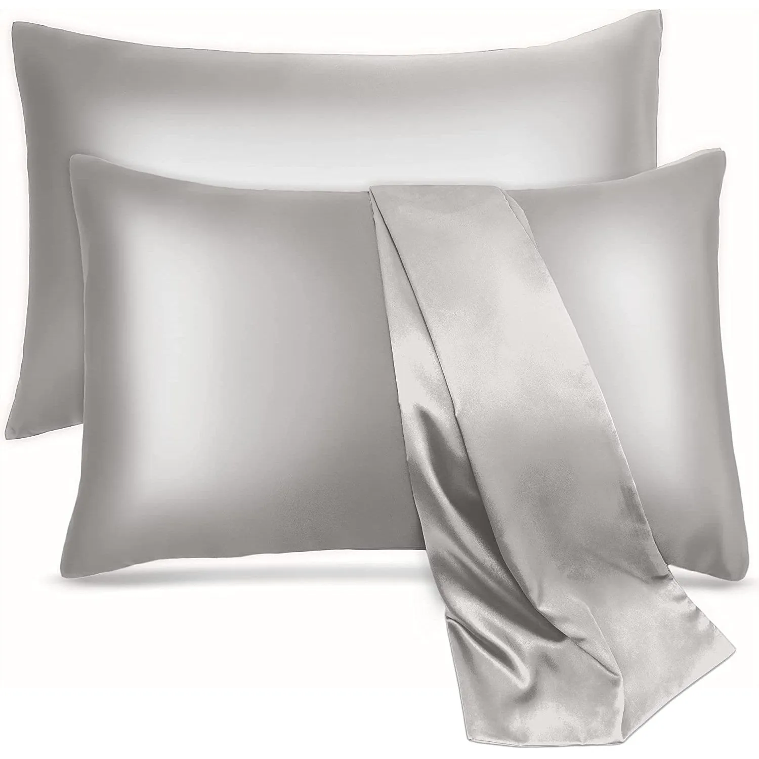 2-Pack: Soft Cooling Satin Pillowcases