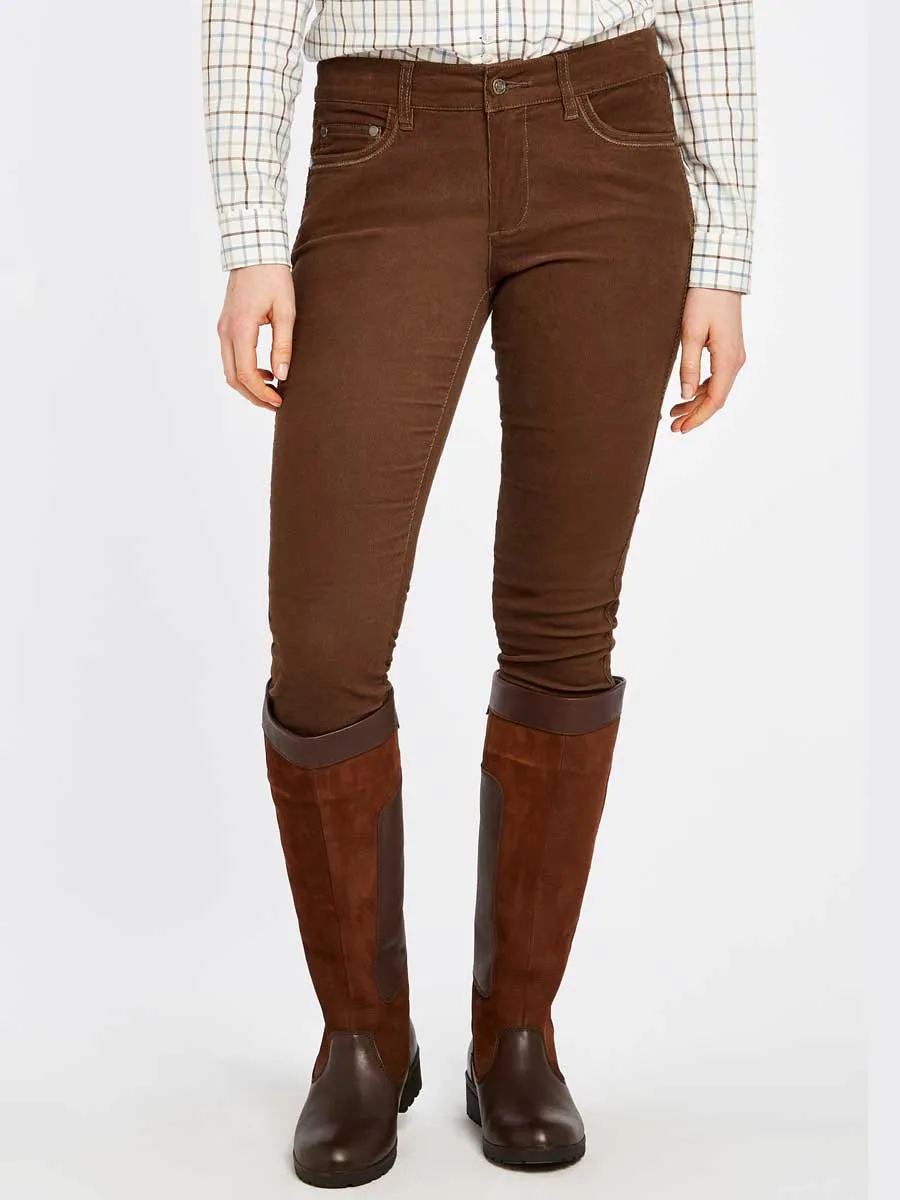 30% OFF DUBARRY Honeysuckle Ladies Skinny Pincord Jeans - Mocha