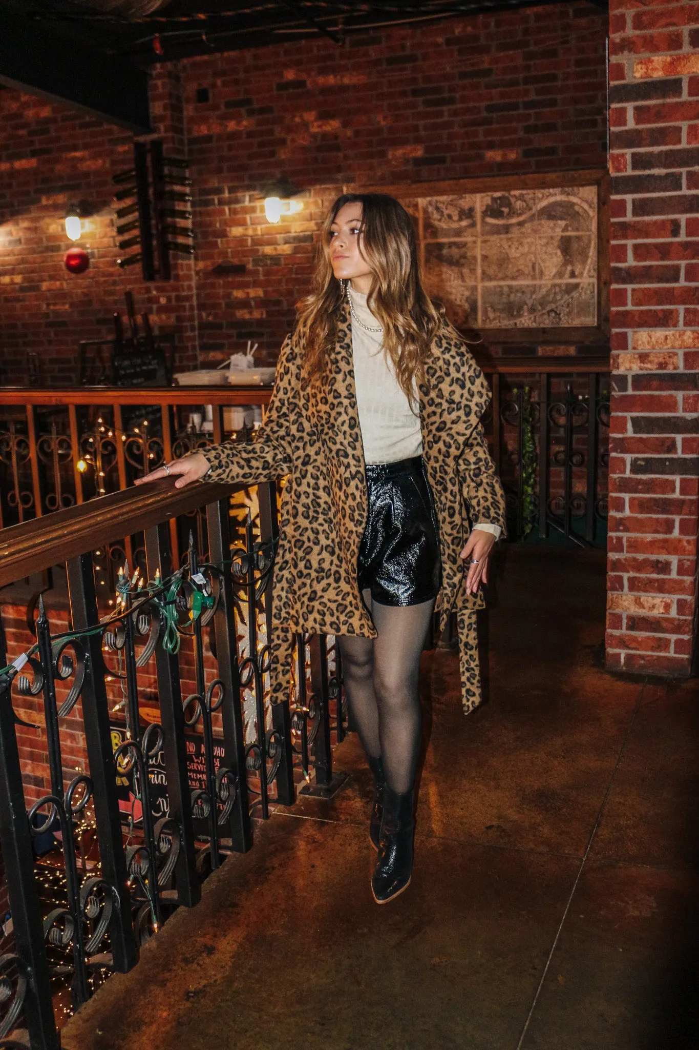 Albany Leopard Coat