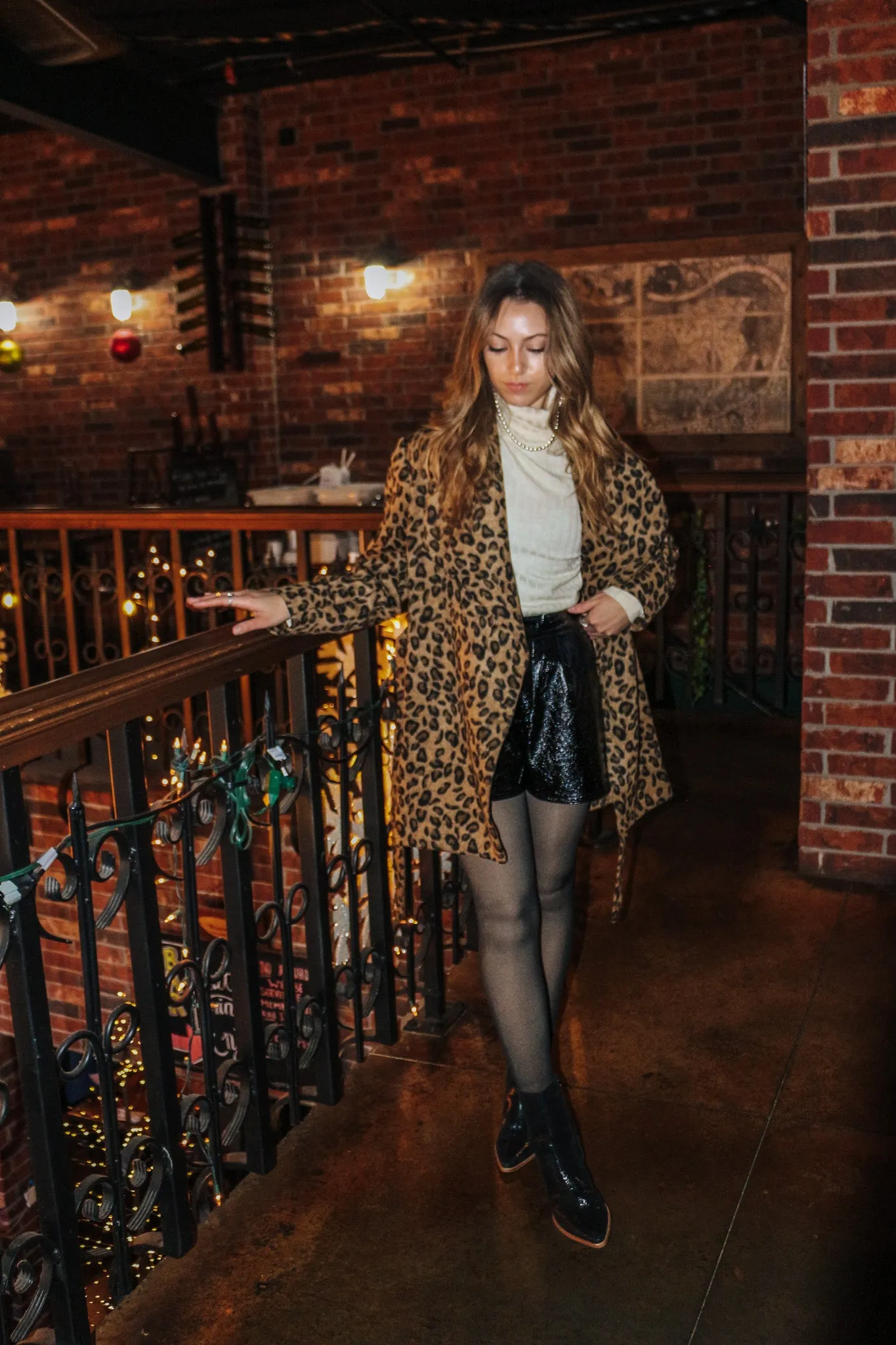 Albany Leopard Coat