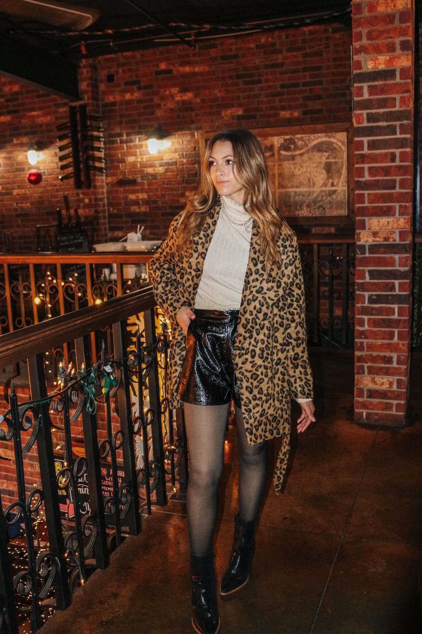 Albany Leopard Coat