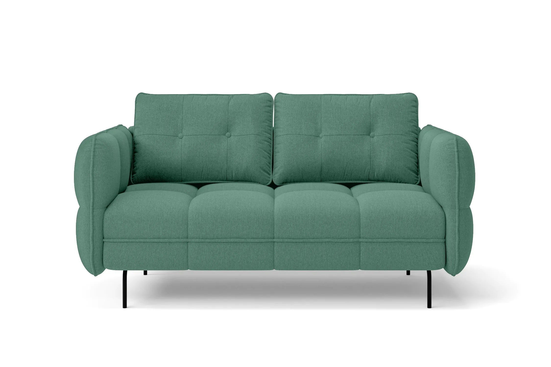 Anzio 2 Seater Sofa Mint Green Linen Fabric