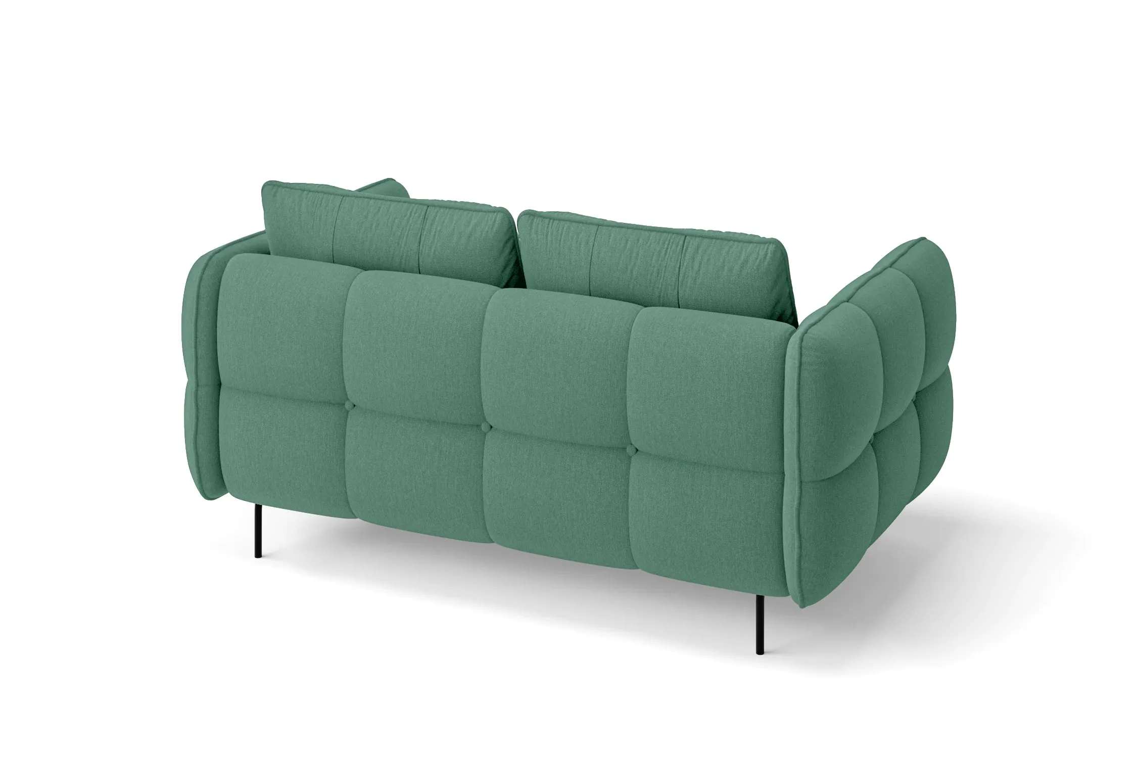 Anzio 2 Seater Sofa Mint Green Linen Fabric