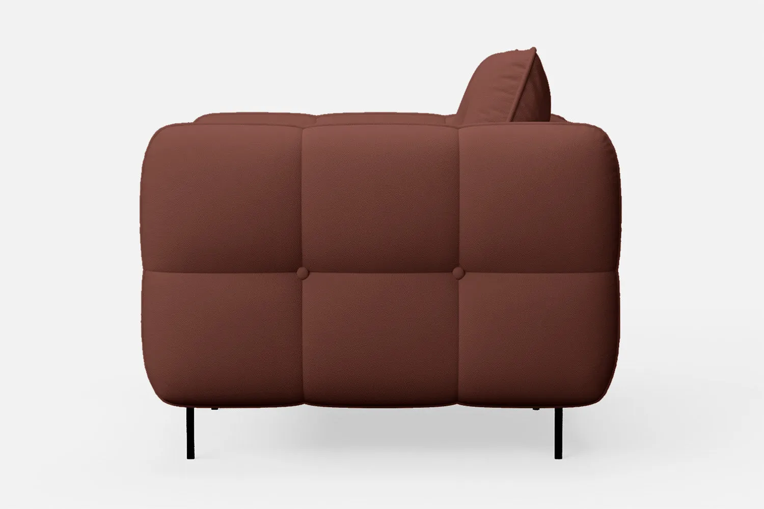 Anzio Armchair Mauve Leather