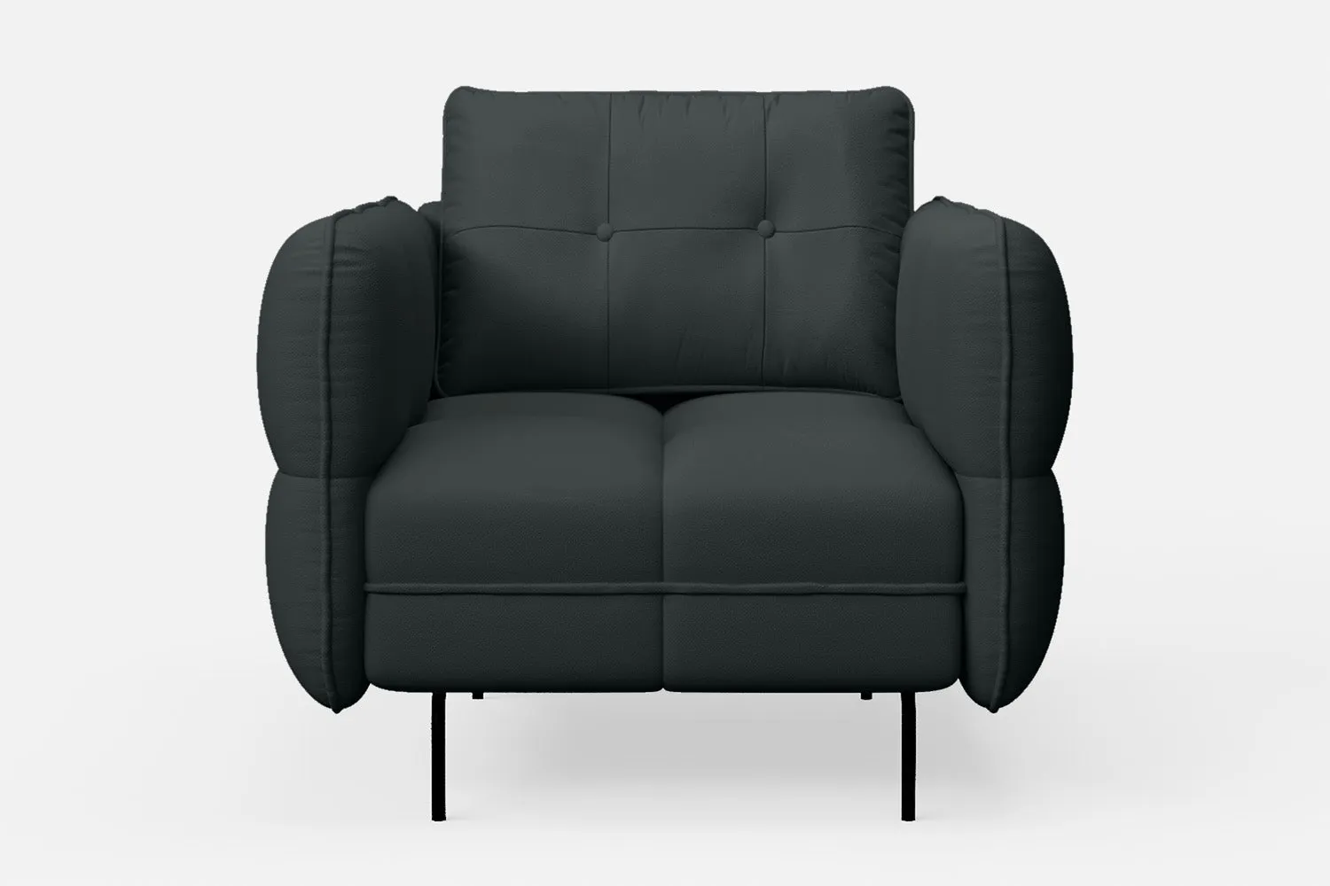 Anzio Armchair Slate Leather