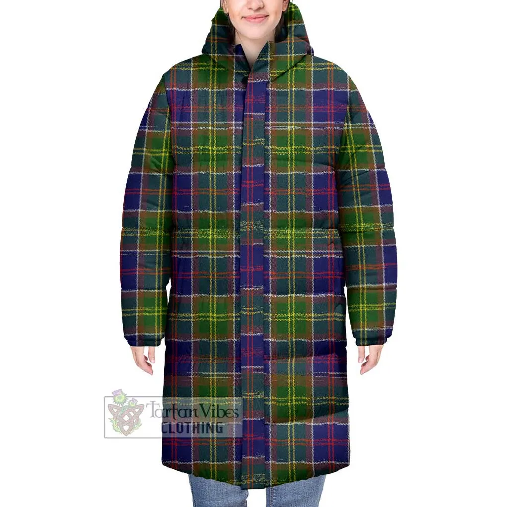 Arnott Tartan Long Down Jacket