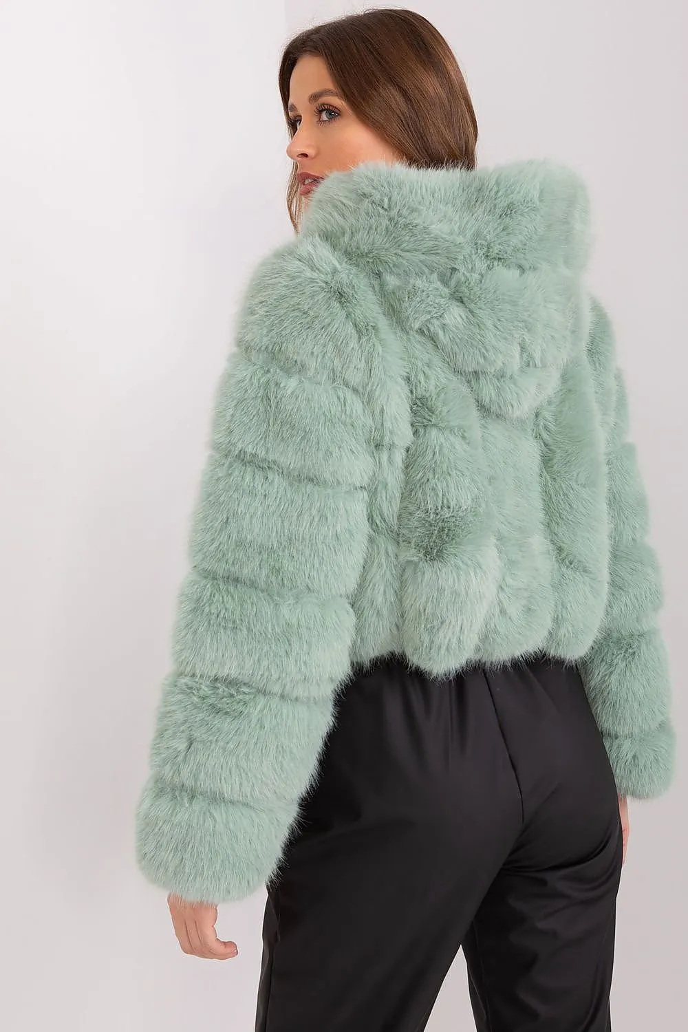 AT Fuzzy Cropped Jacket