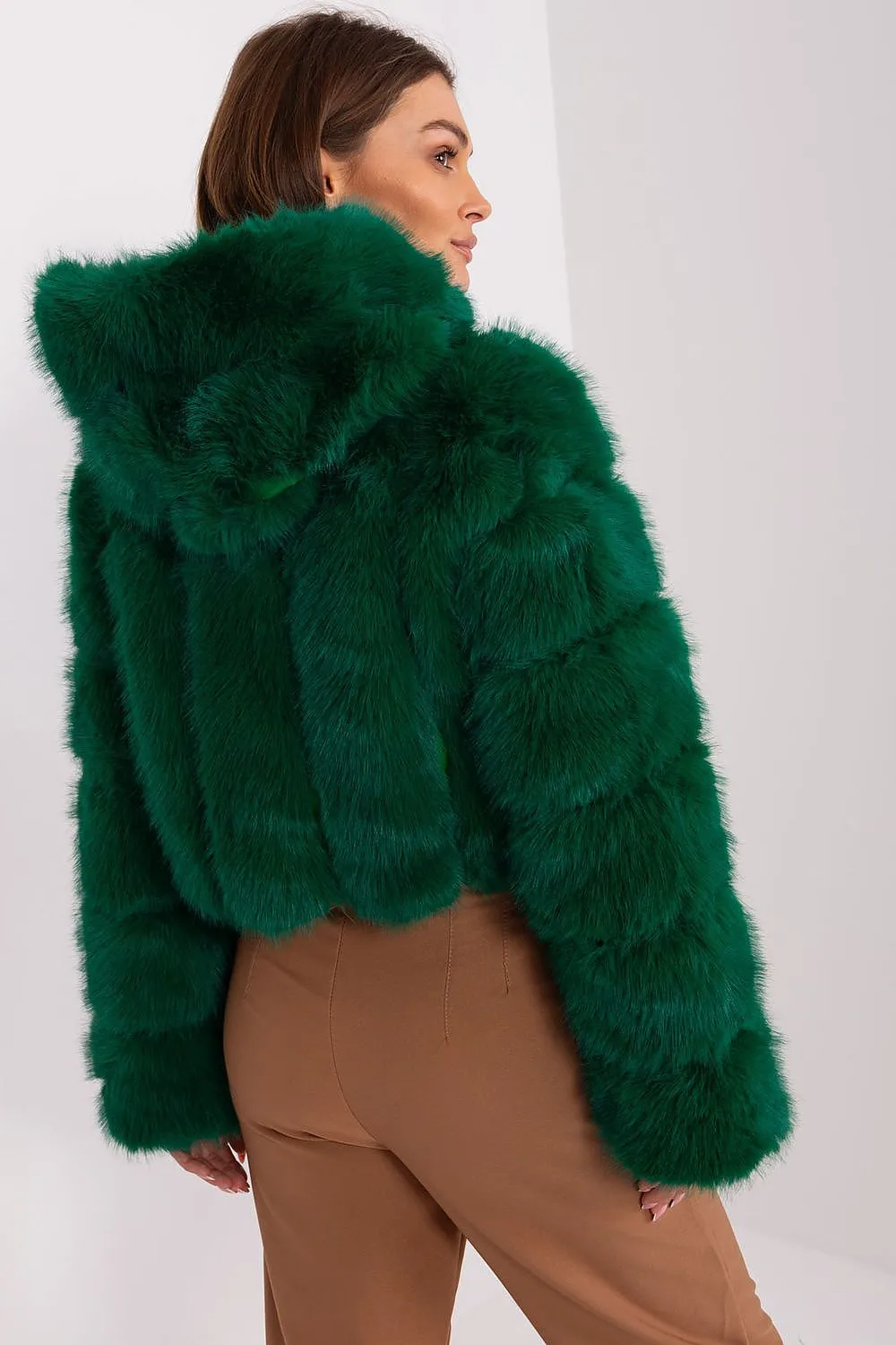 AT Fuzzy Cropped Jacket