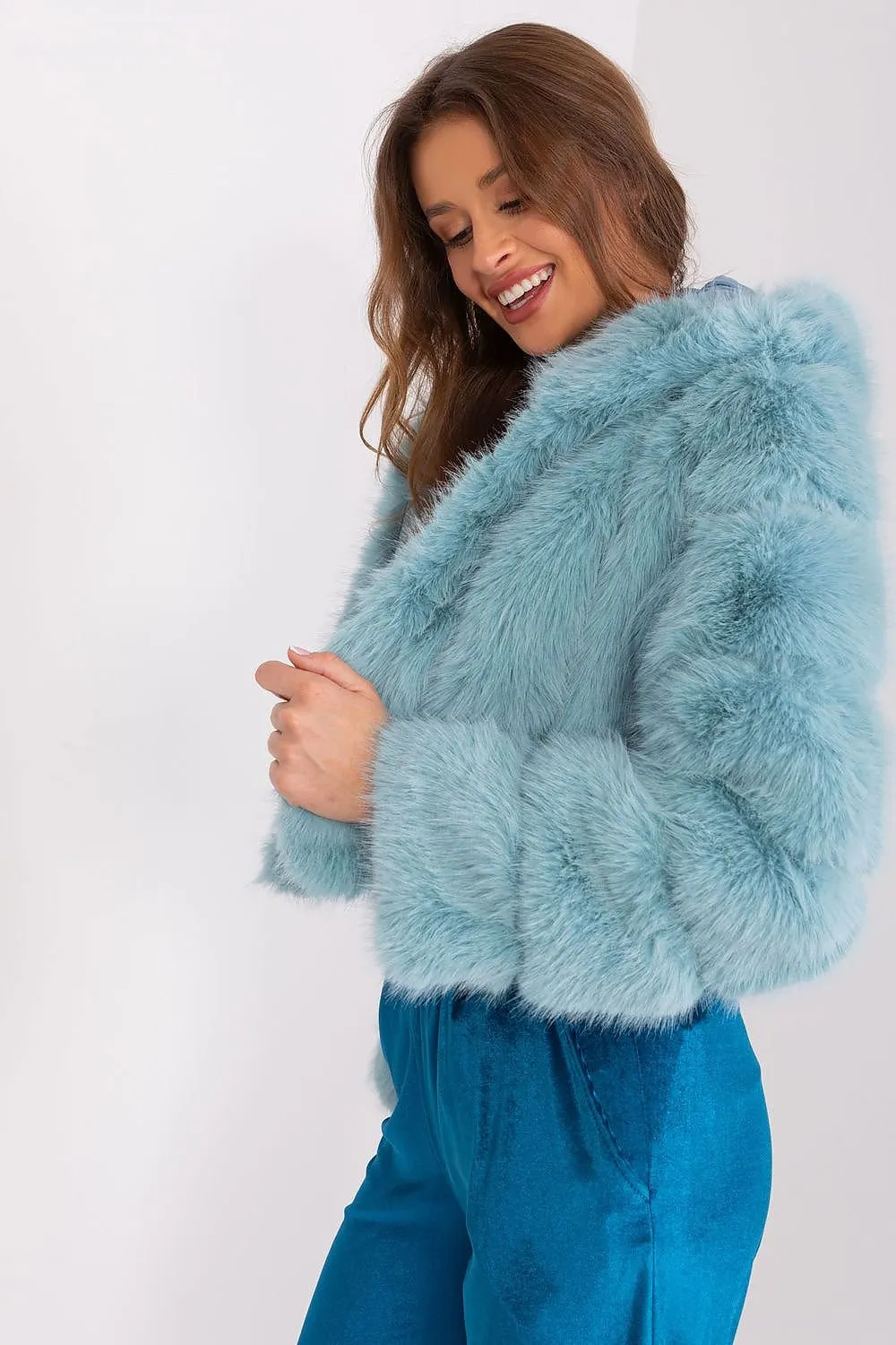 AT Fuzzy Cropped Jacket