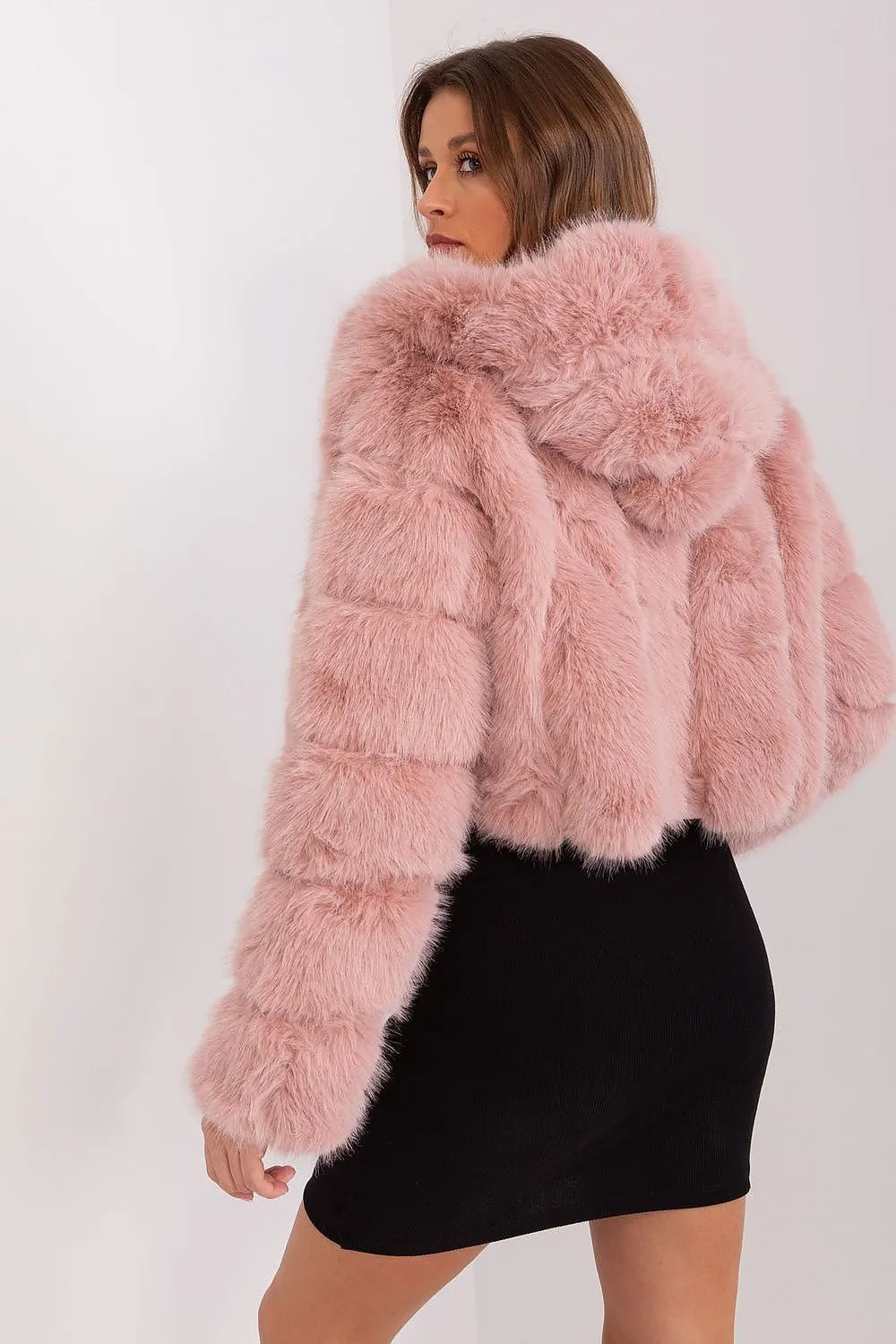 AT Fuzzy Cropped Jacket