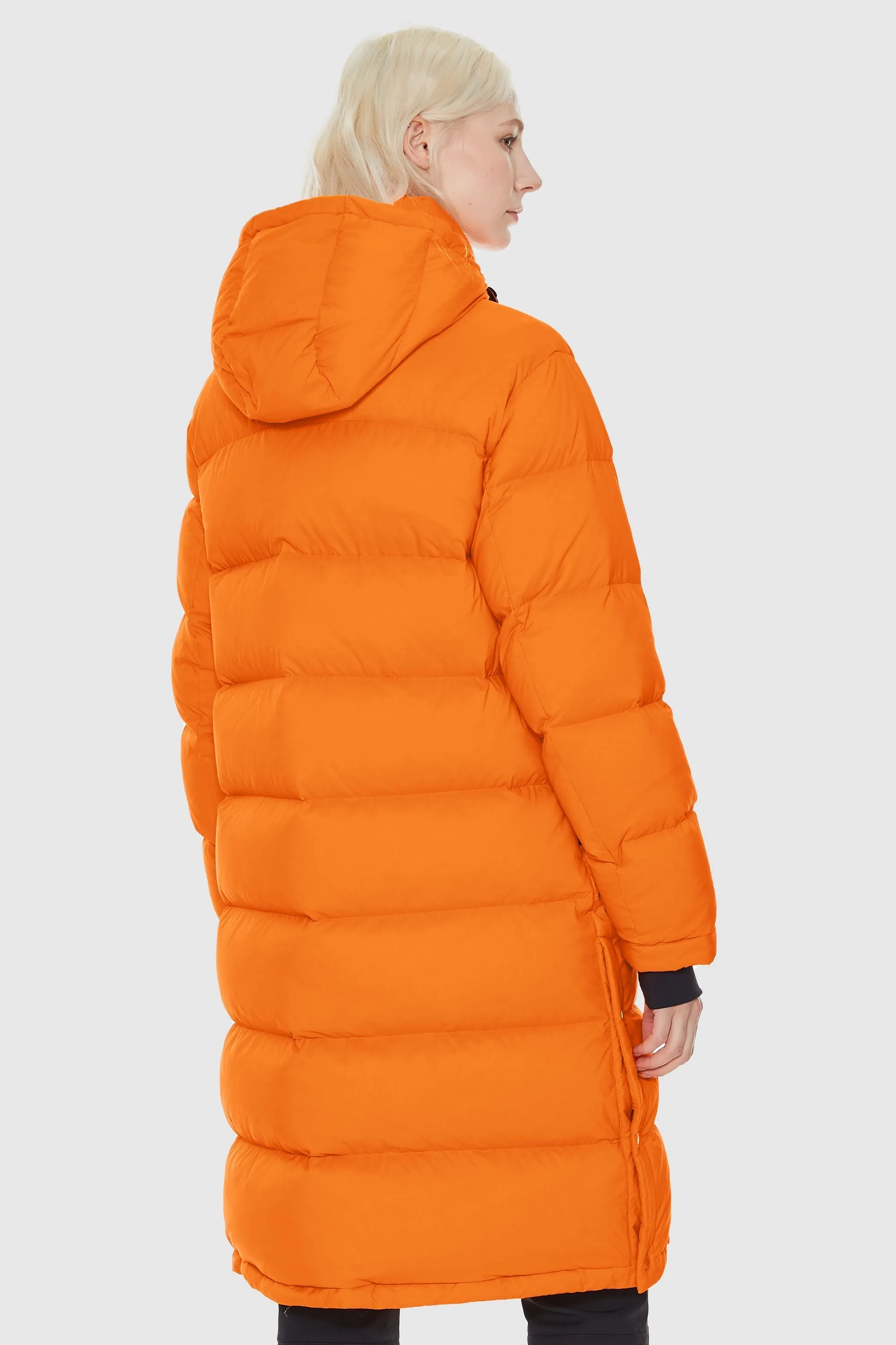 Aurora Long Detachable Hooded Down Jacket