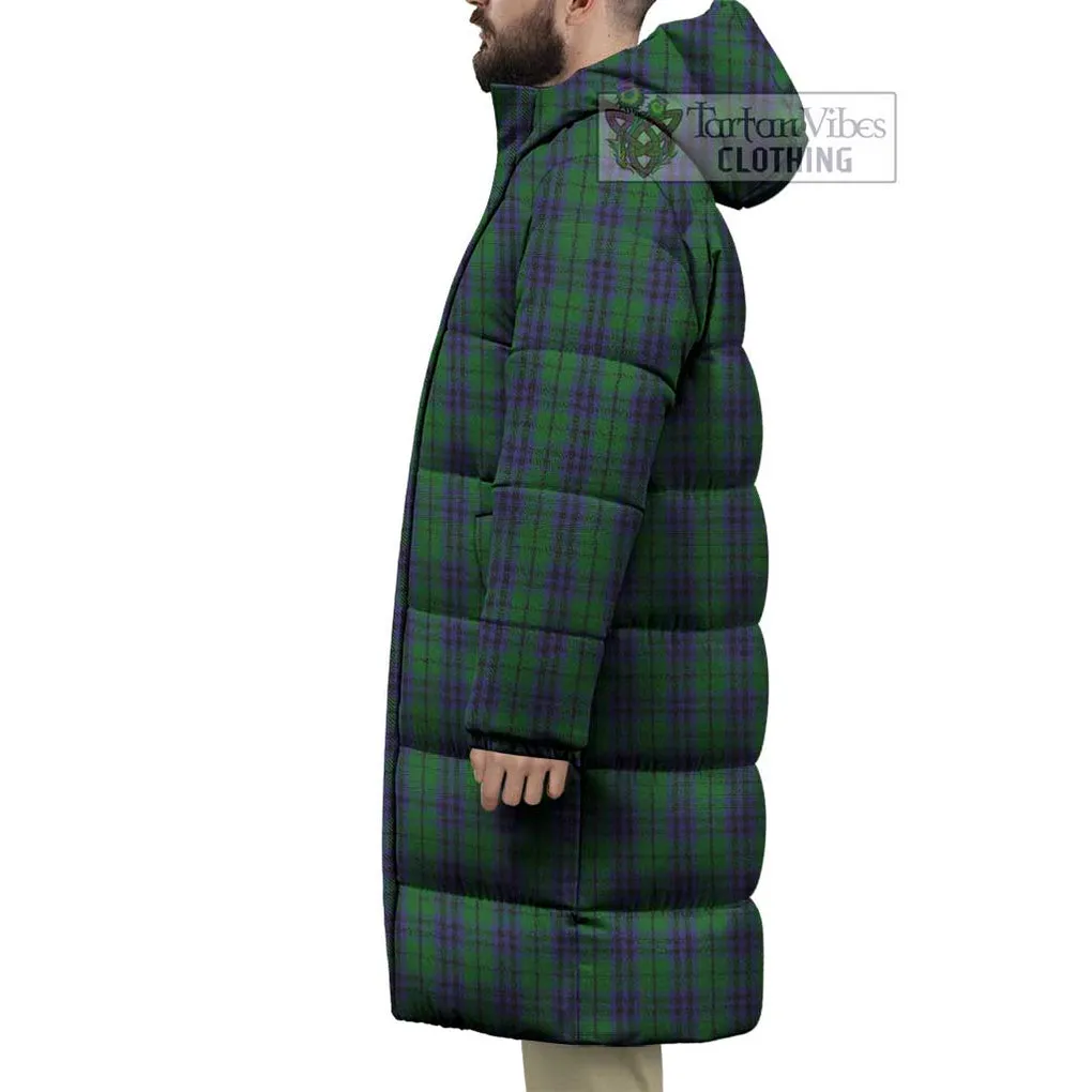 Austin Tartan Long Down Jacket