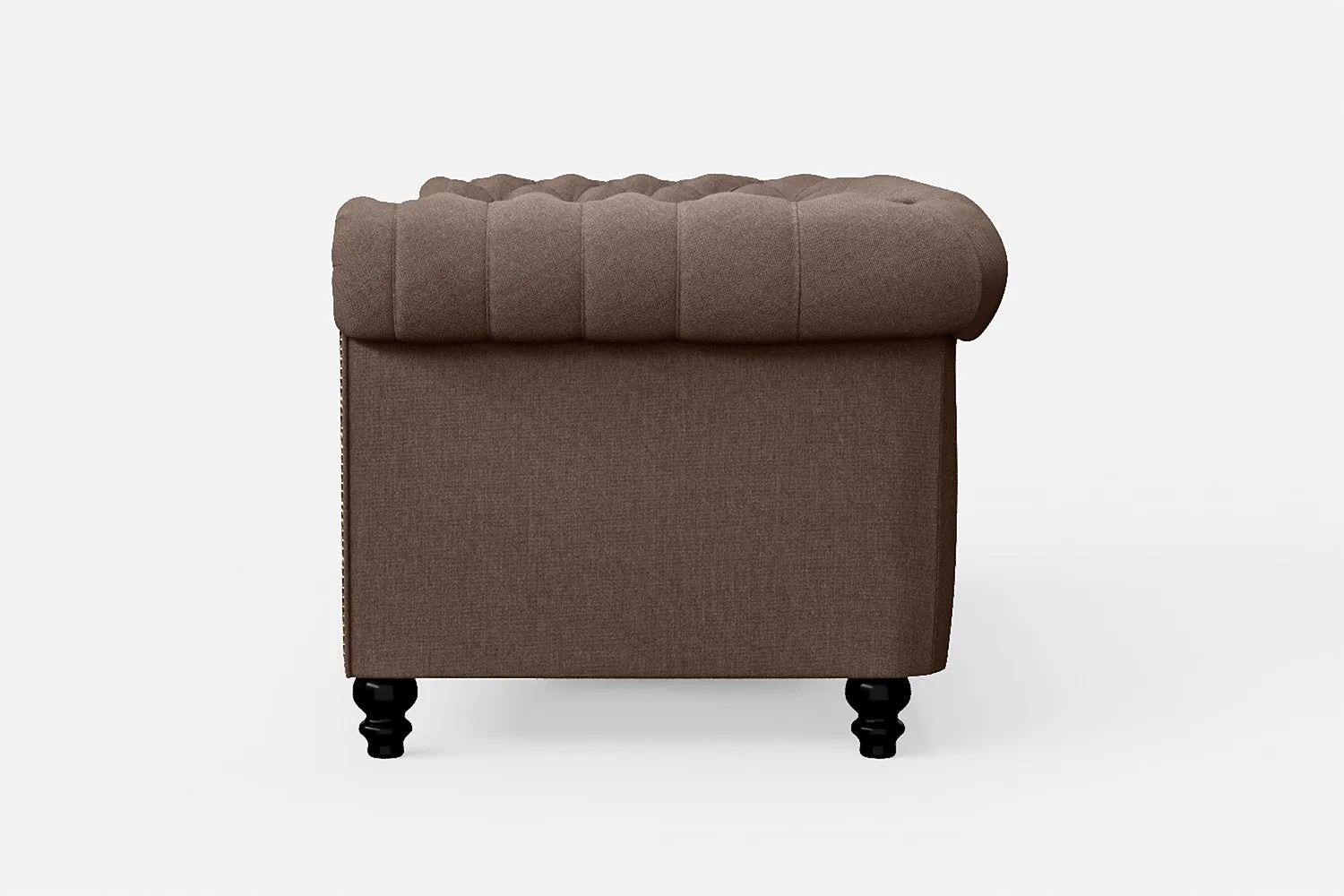 Aversa 2 Seater Sofa Caramel Linen Fabric