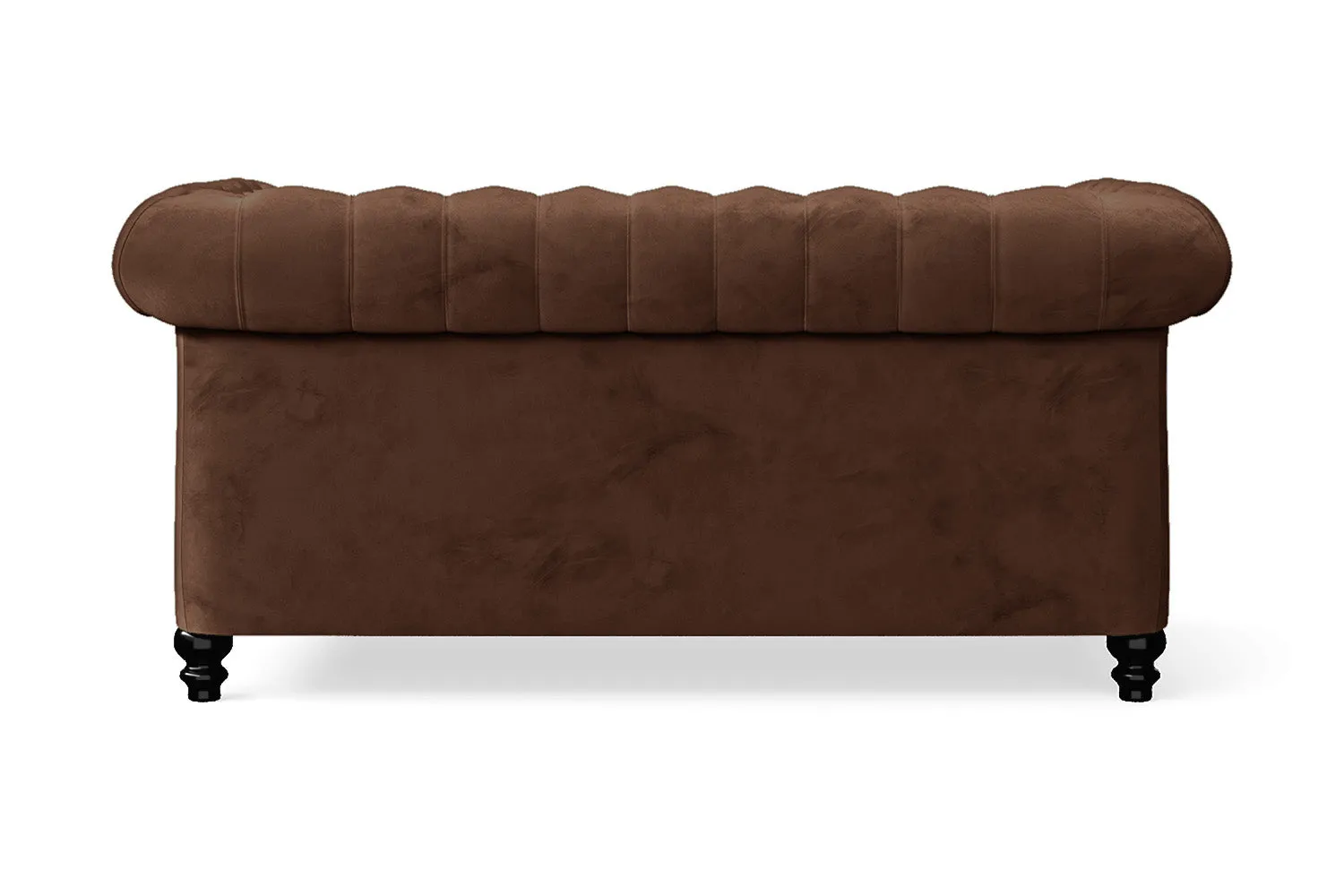 Aversa 2 Seater Sofa Coffee Brown Velvet