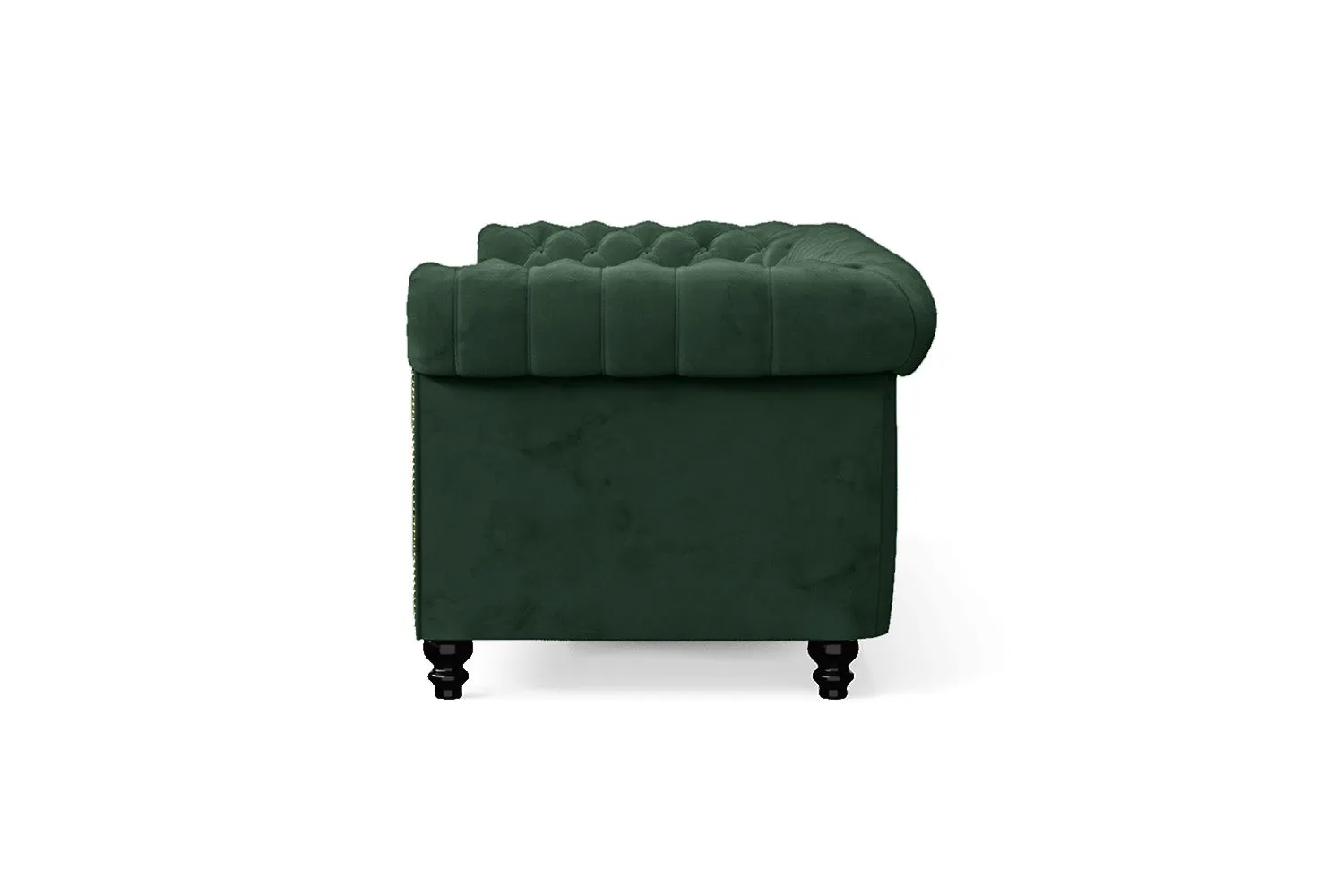 Aversa 3 Seater Sofa Green Velvet