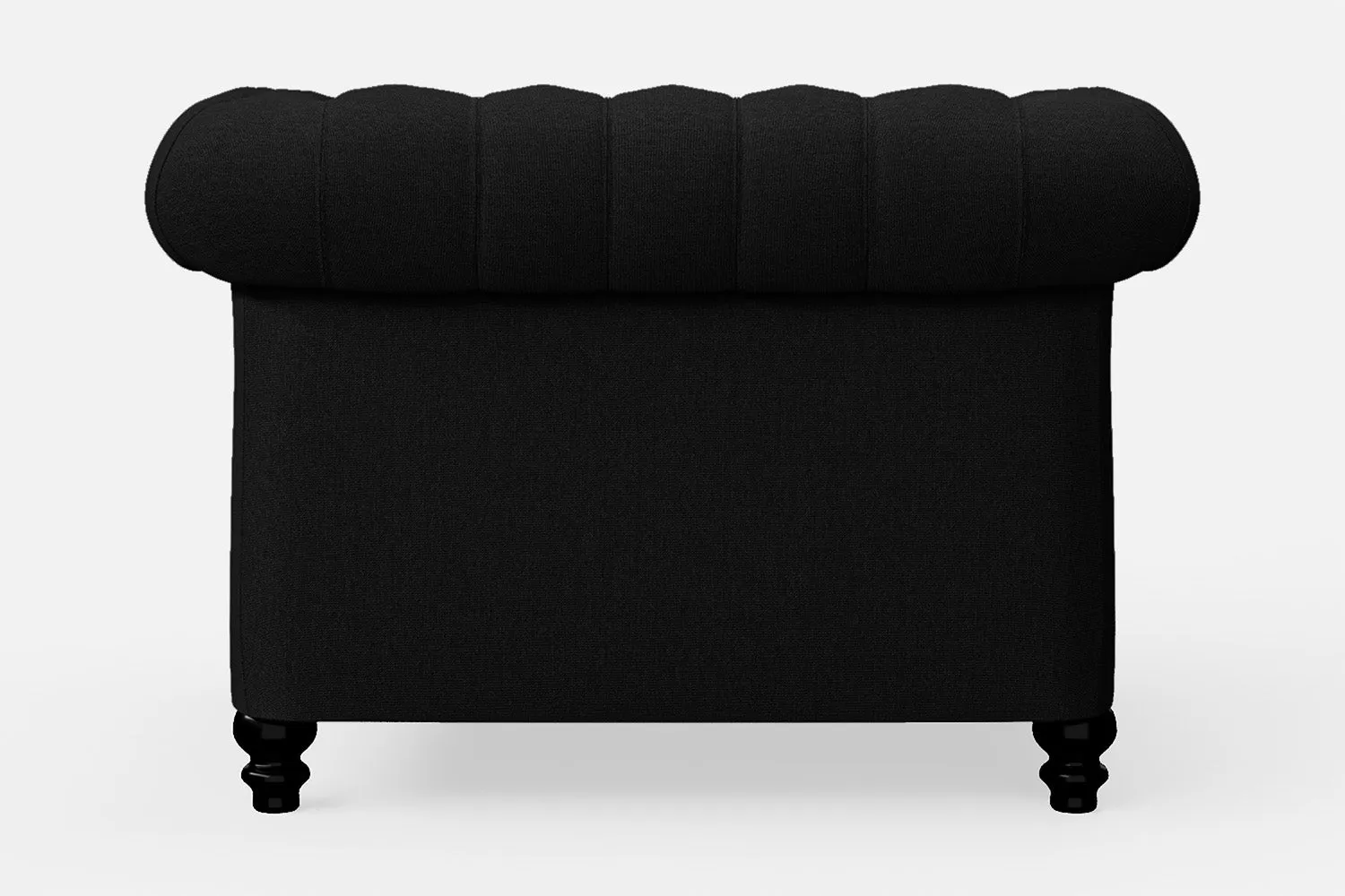 Aversa Armchair Black Linen Fabric