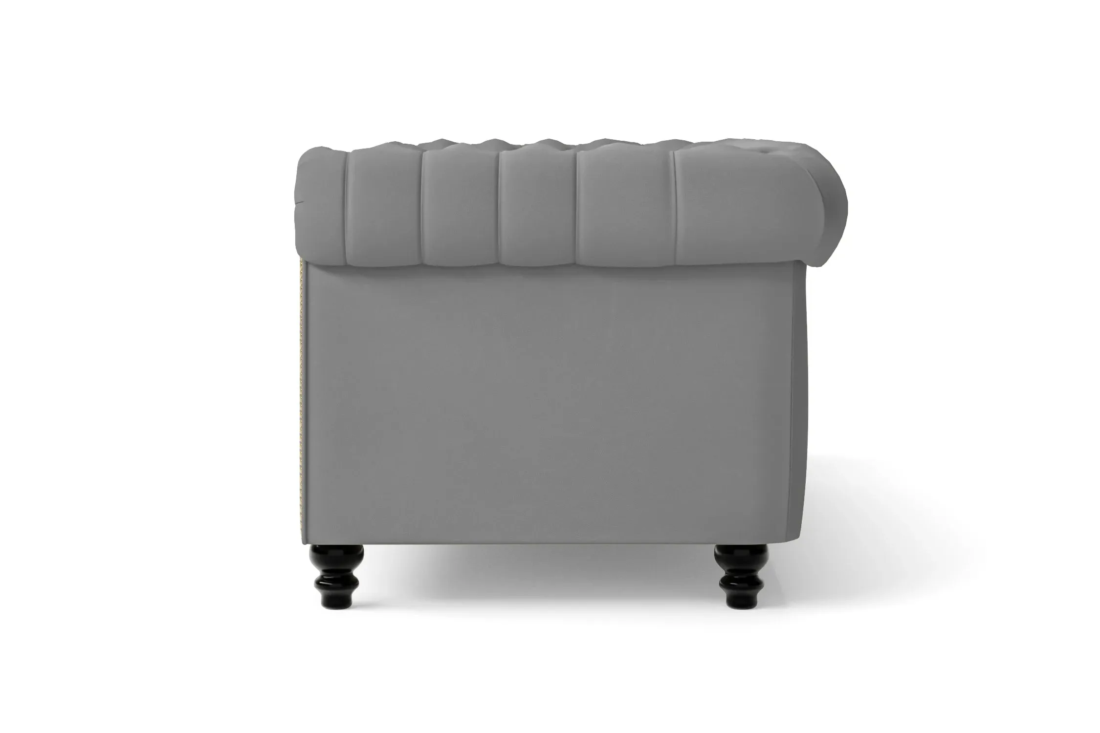 Aversa Armchair Grey Leather