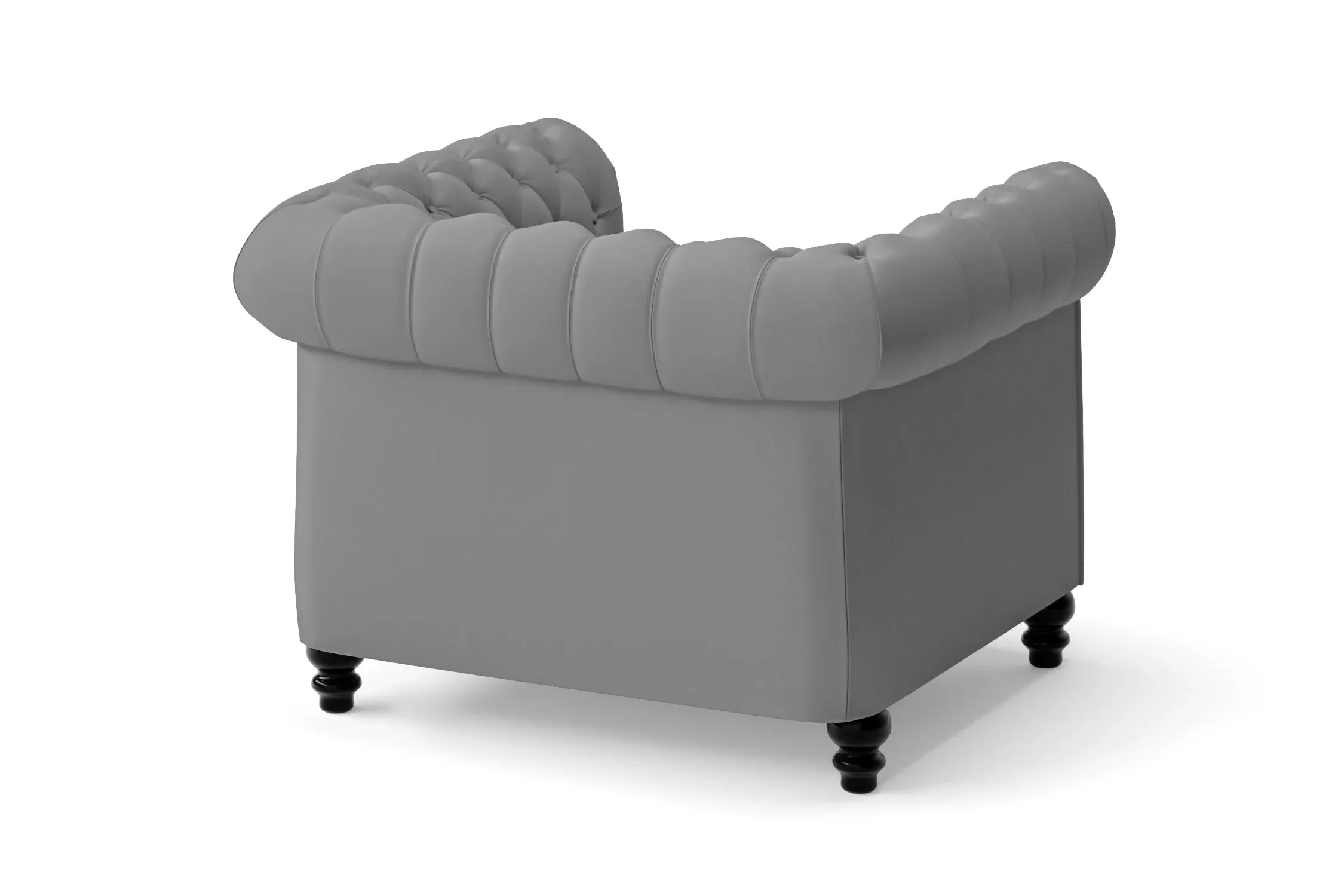 Aversa Armchair Grey Leather