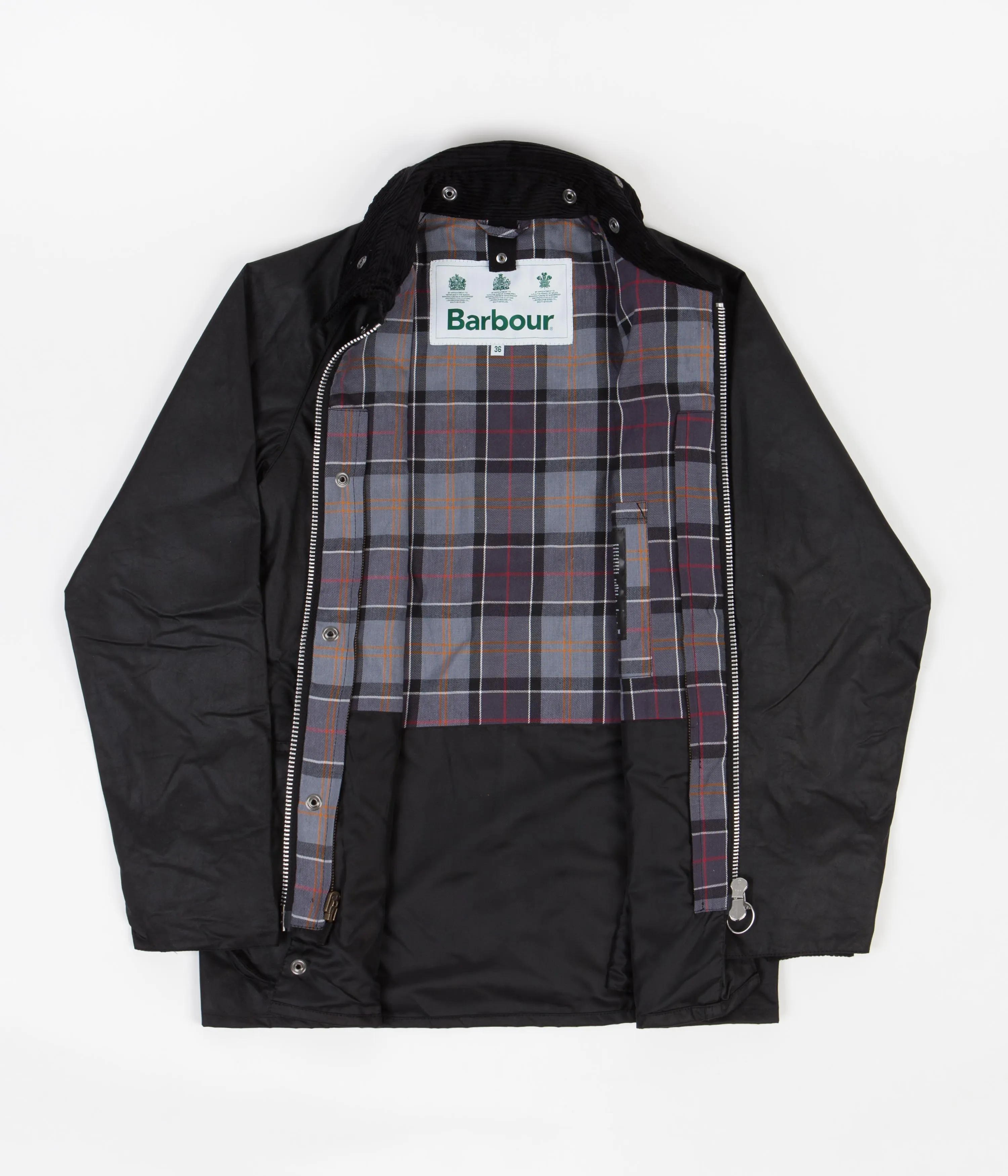 Barbour White Label Slim Bedale Jacket - Black