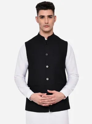 Black Checked Modi Jacket | JadeBlue