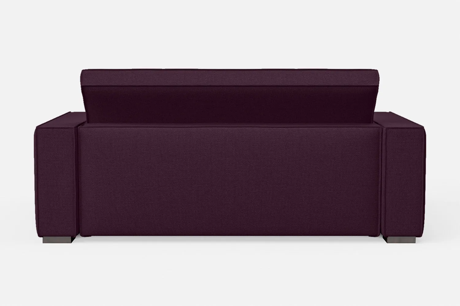 Bolzano 2 Seater Sofa Purple Linen Fabric