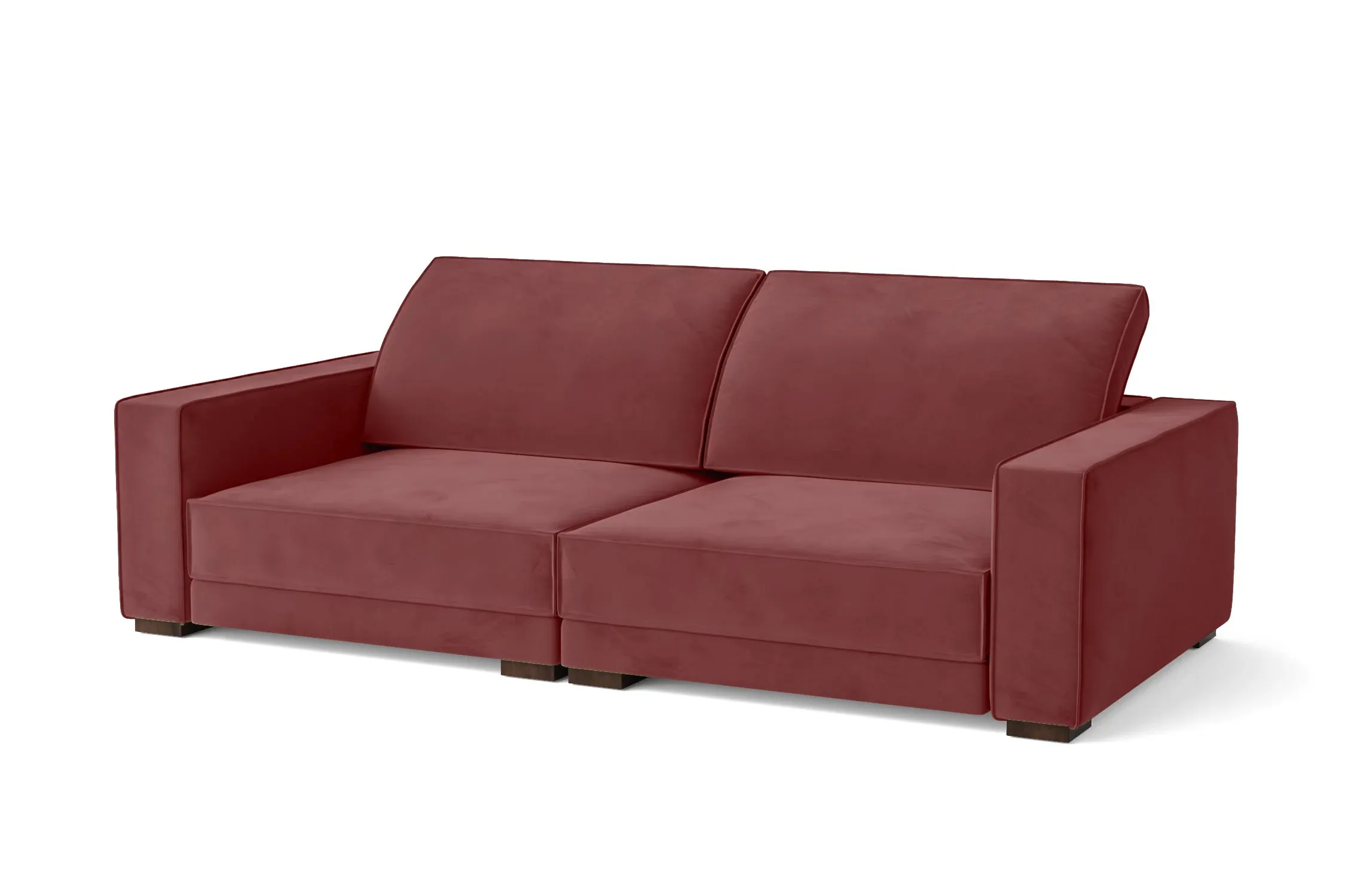 Bolzano 3 Seater Sofa Pink Velvet