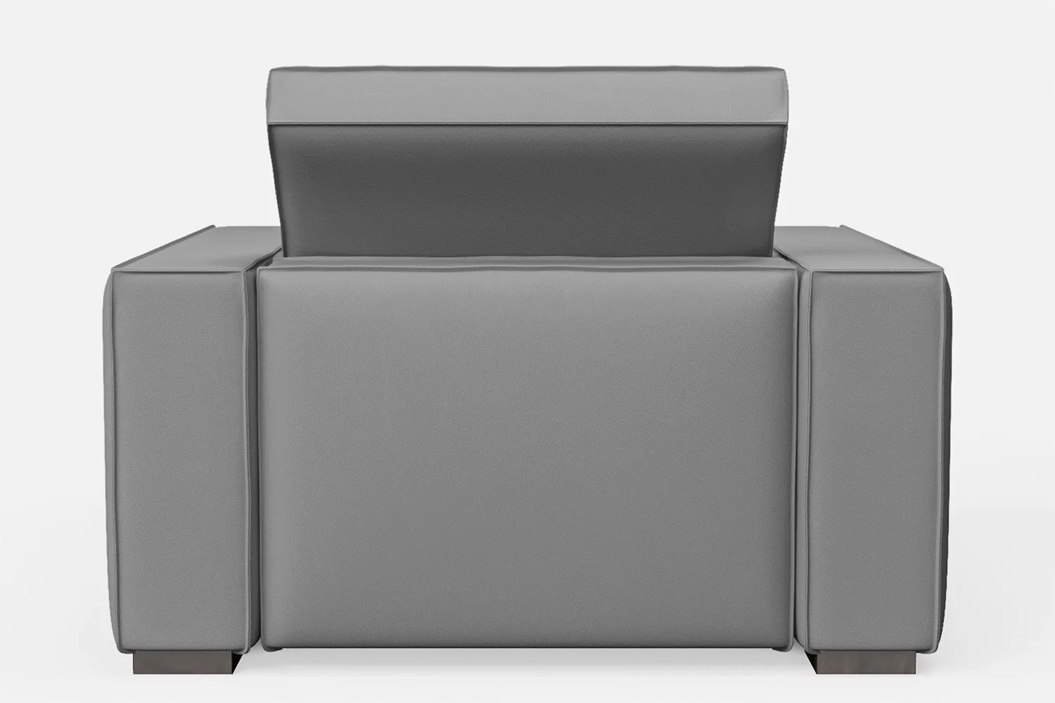 Bolzano Armchair Grey Leather