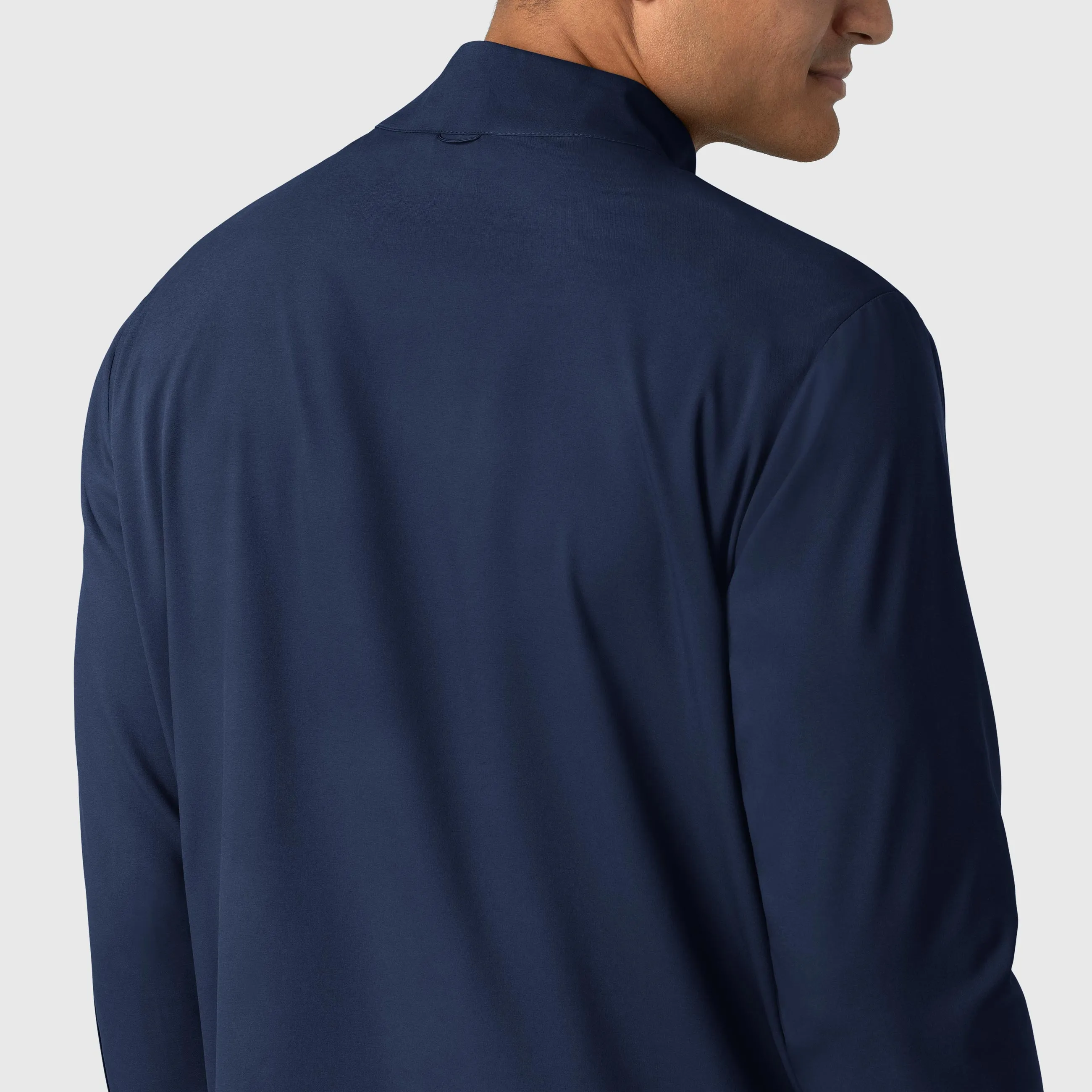 Boundless Men's Warm Up Scrub Jacket - Navy