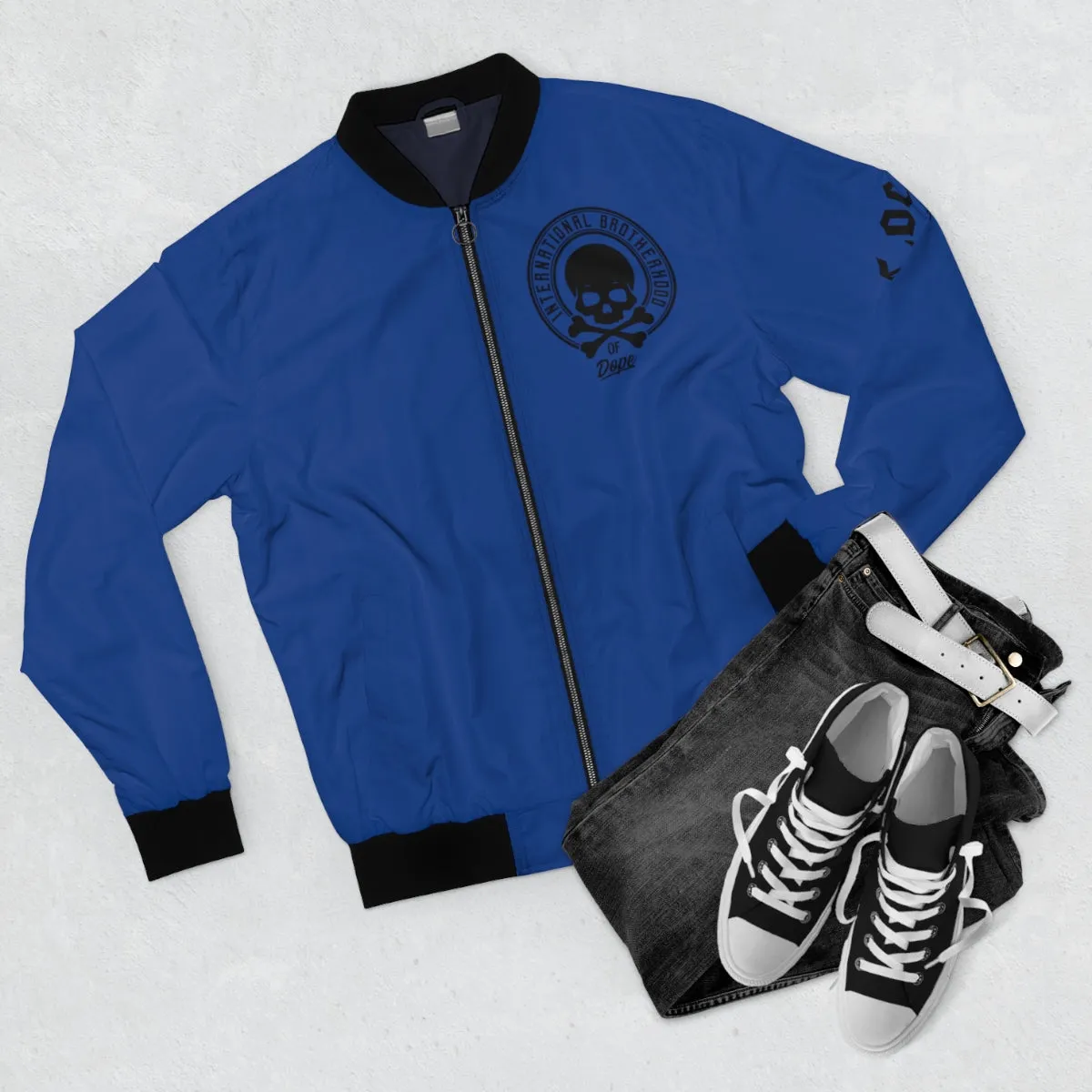 BROTHERHOOD BOMBER JACKET ROYAL BLUE