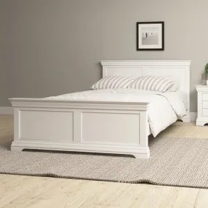 Chalbury 5ft High-End Kingsize Bed Frame in Warm White