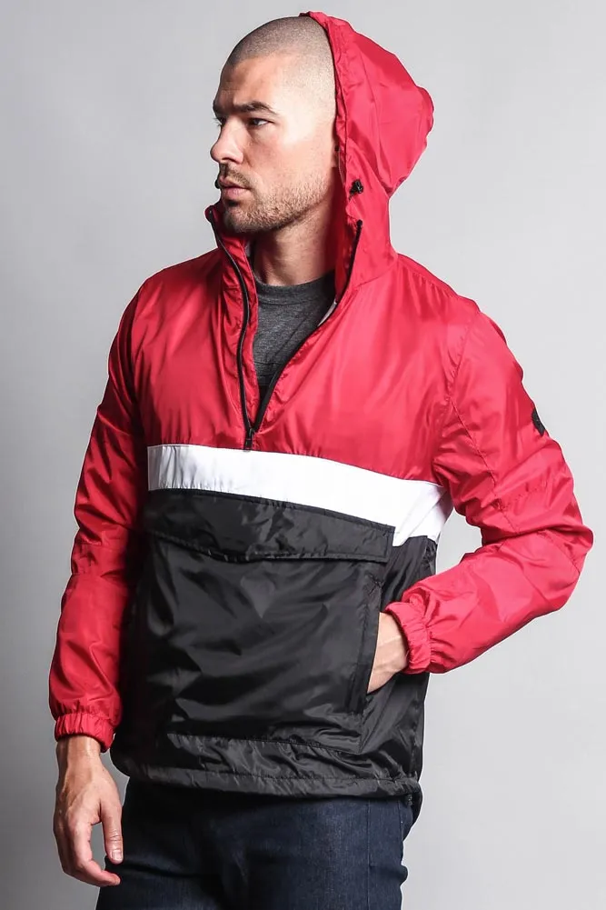 Contrasting Wind Breaker Hoodie