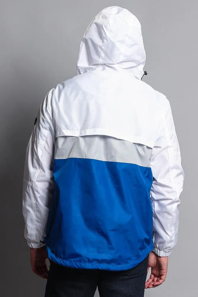 Contrasting Wind Breaker Hoodie