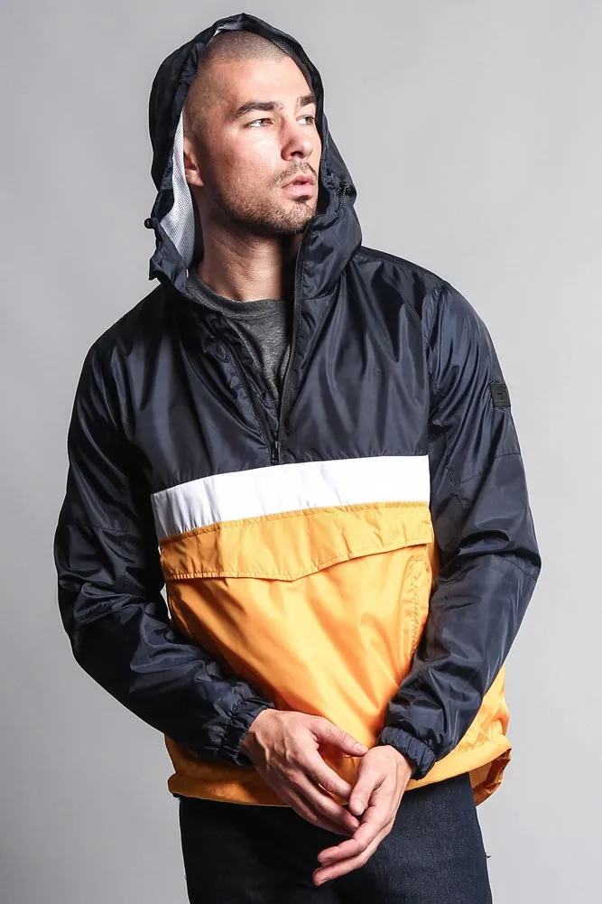 Contrasting Wind Breaker Hoodie