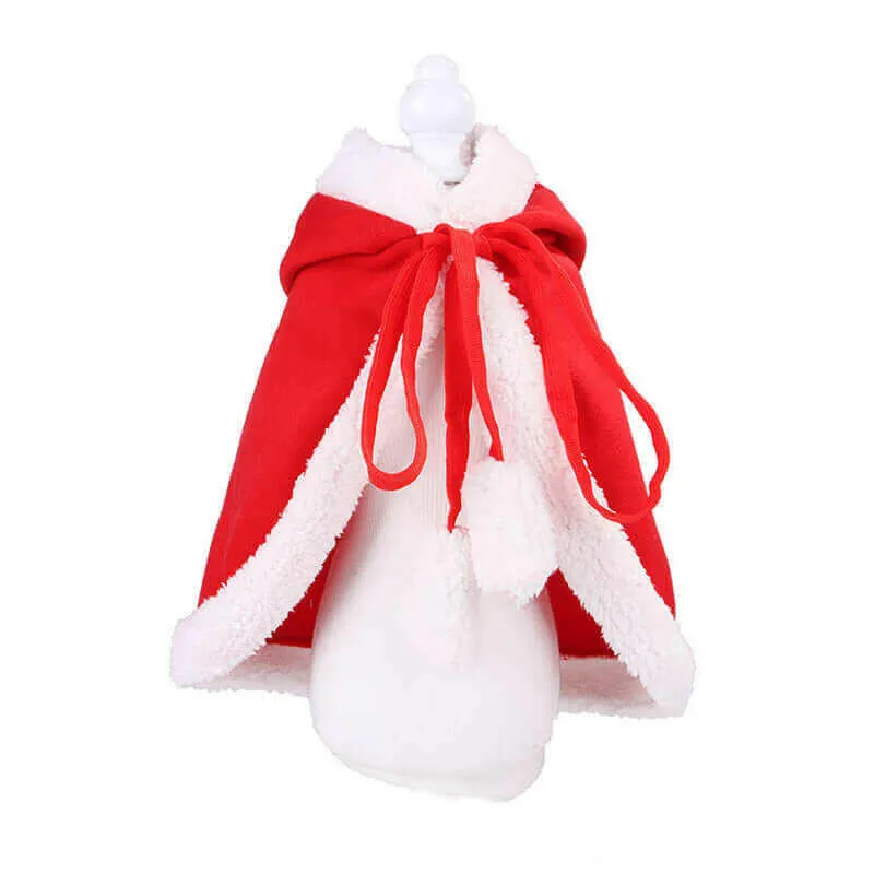 Cute Christmas Dog Coat Cat Costume Soft Warm Cat