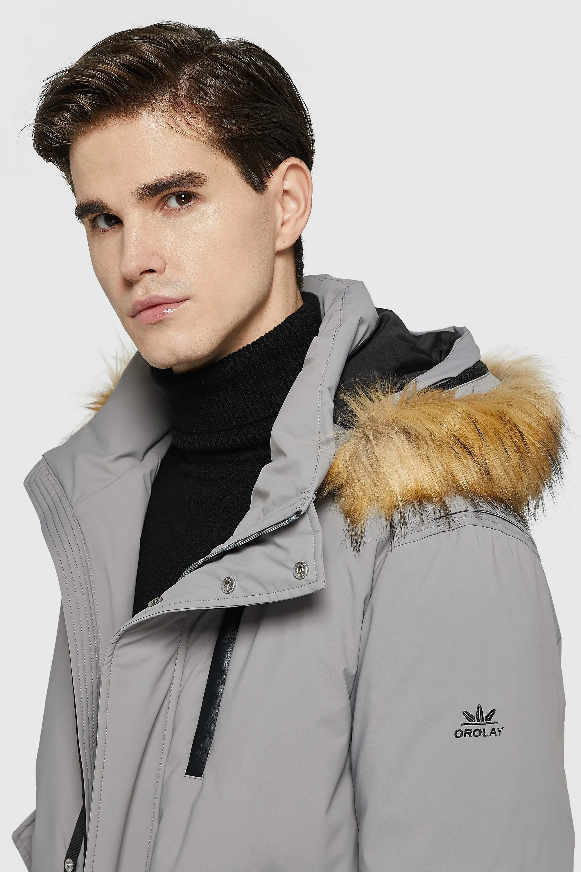 Double Snap Winter Down Coat