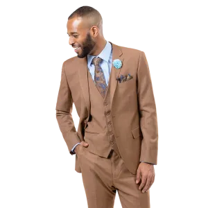 EJ Samuel Brown Ultra Slim Fit Suit M18014