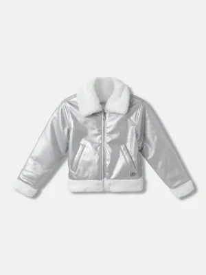 Elle Girls Solid Full Sleeves Jacket