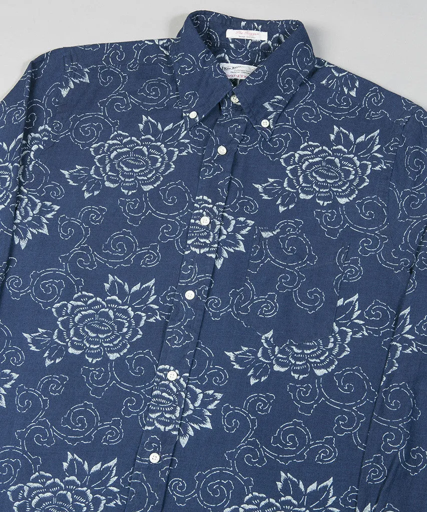 Gant Rugger Indigo Button Down Oxford Shirt