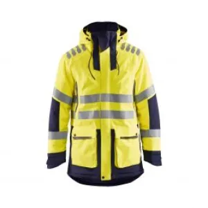 High&#x20;Vis&#x20;Parka&#x20;Evolution&#x20;4469&#x20;High&#x20;Vis&#x20;Geel&#x2F;Marineblauw&#x20;-&#x20;Bl&#xE5;kl&#xE4;der