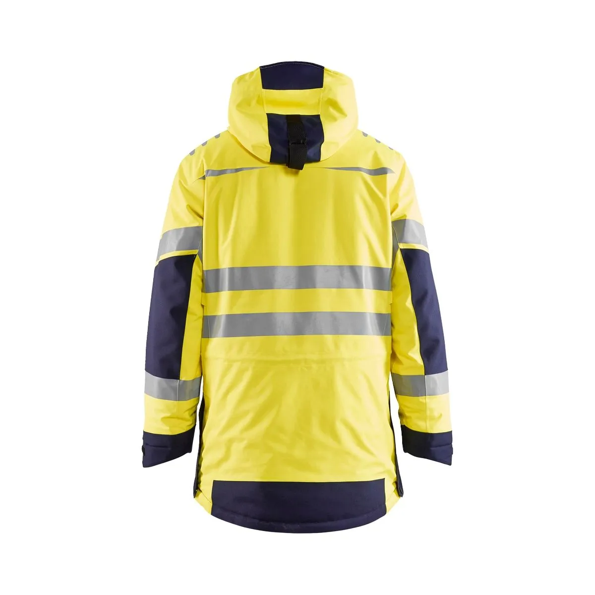 High&#x20;Vis&#x20;Parka&#x20;Evolution&#x20;4469&#x20;High&#x20;Vis&#x20;Geel&#x2F;Marineblauw&#x20;-&#x20;Bl&#xE5;kl&#xE4;der