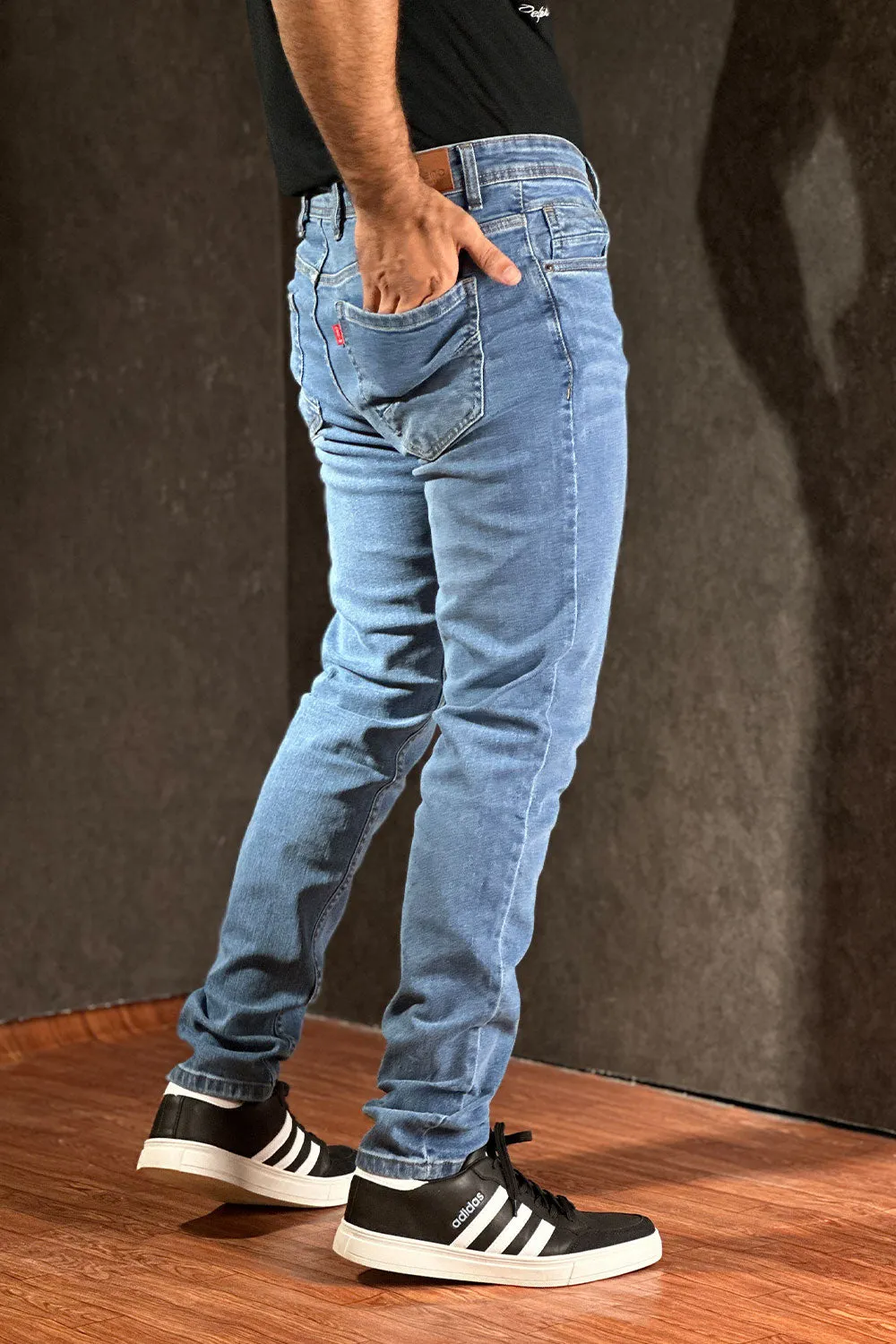 ITA Sky Blue Slim Fit Denim - 1124056