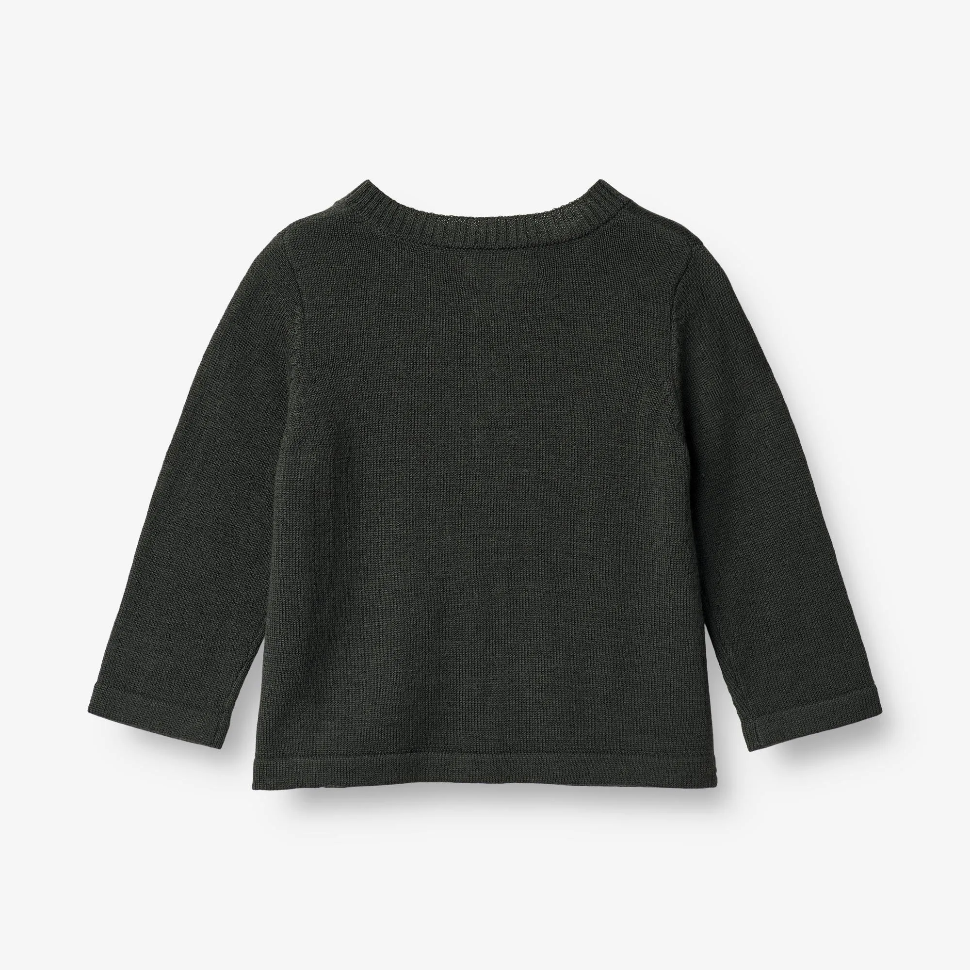 Knit Cardigan Sølve | Baby - black coal