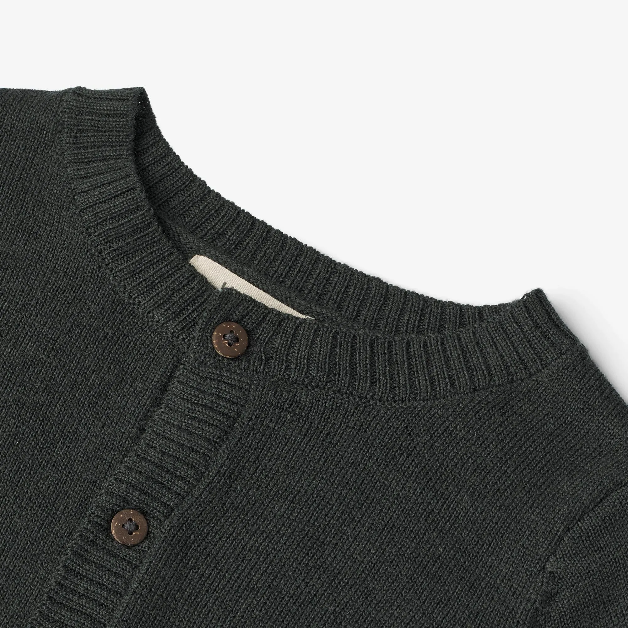 Knit Cardigan Sølve | Baby - black coal