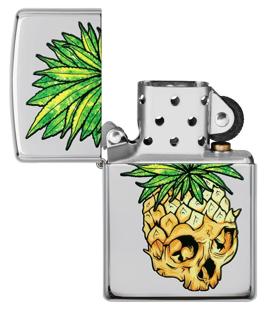 Leaf Skull Pineapple Design