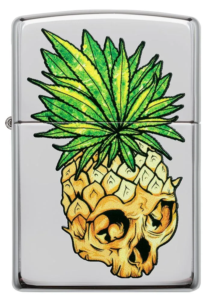 Leaf Skull Pineapple Design