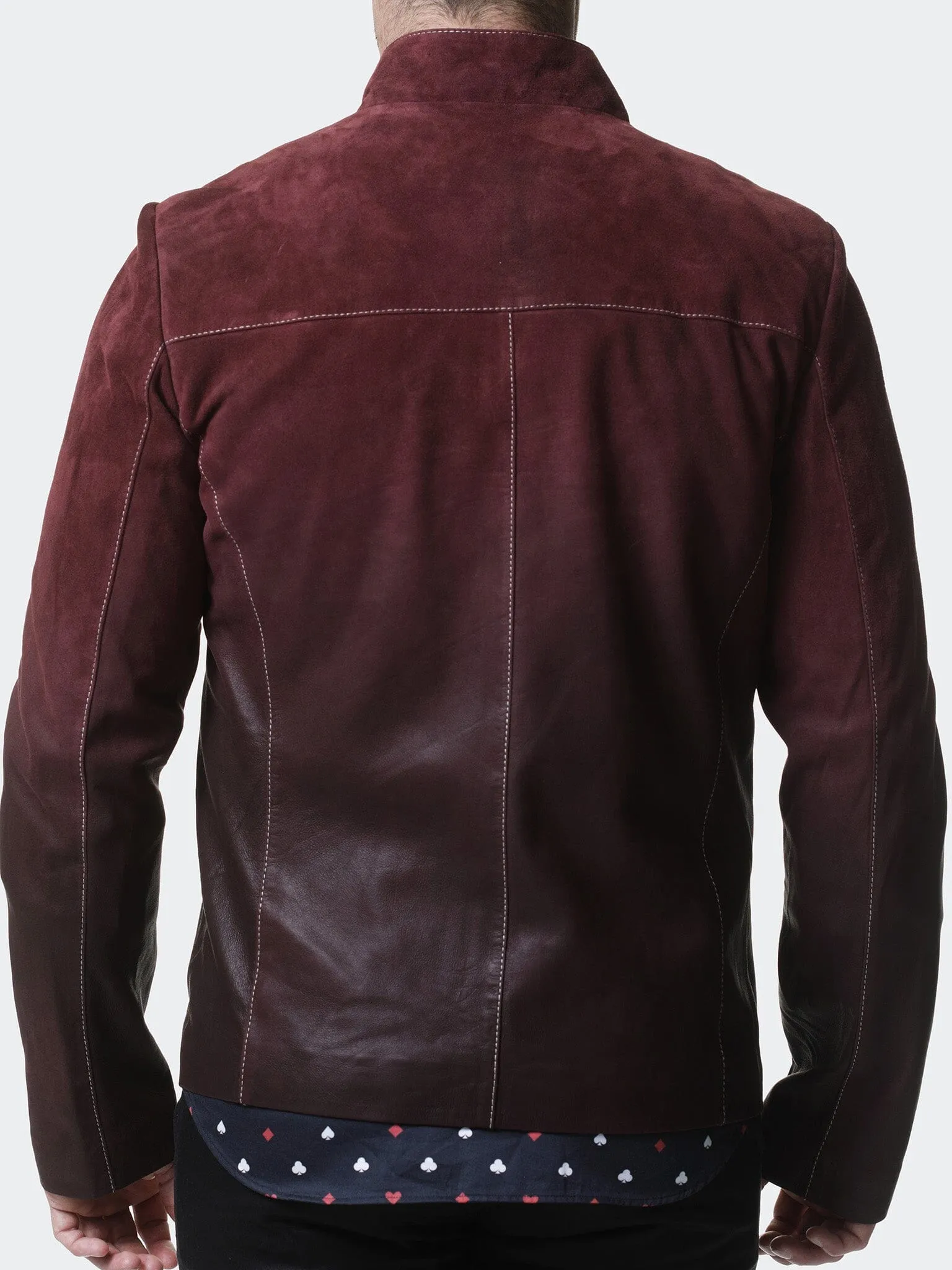 Leather Degrade Red