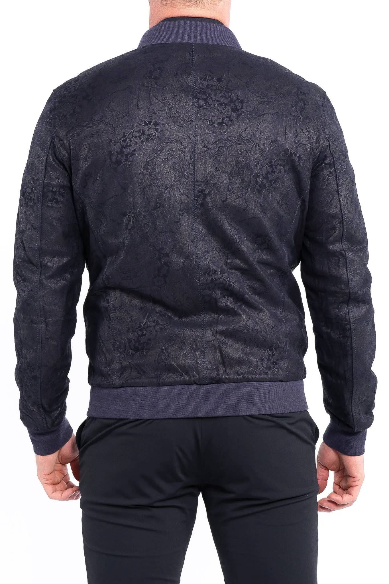 Leather Paisley Stamp Black